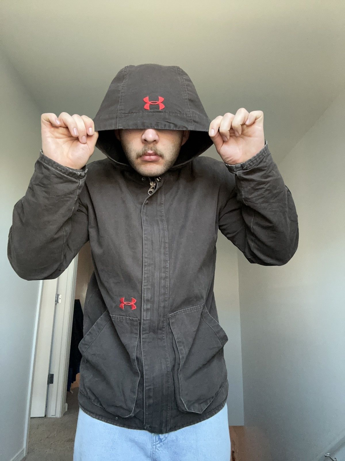 Under Armour Hooded Carhartt Detroit Style Work Jacket