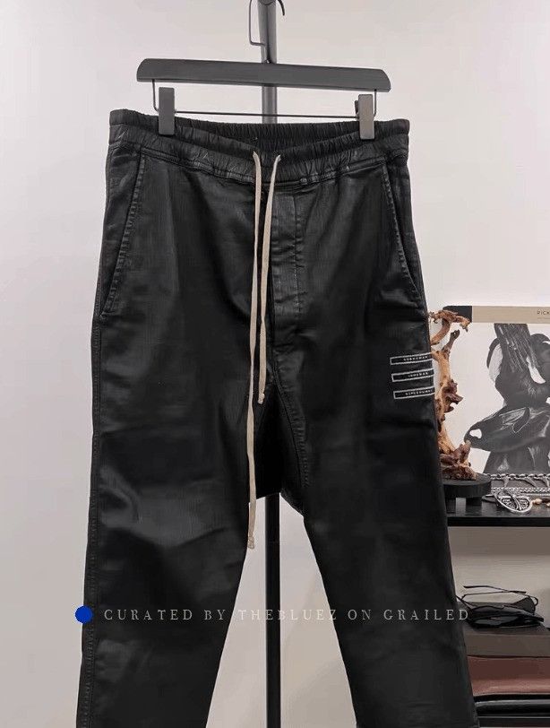 Rick Owens Black Casual Drawstring Pants Size US 32 / EU 48 - 1 Thumbnail
