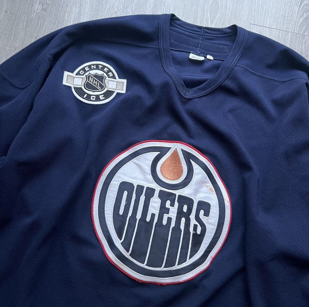 Vintage Edmonton oilers ccm Hockey Jersey team canada Size US XL / EU 56 / 4 - 8 Thumbnail