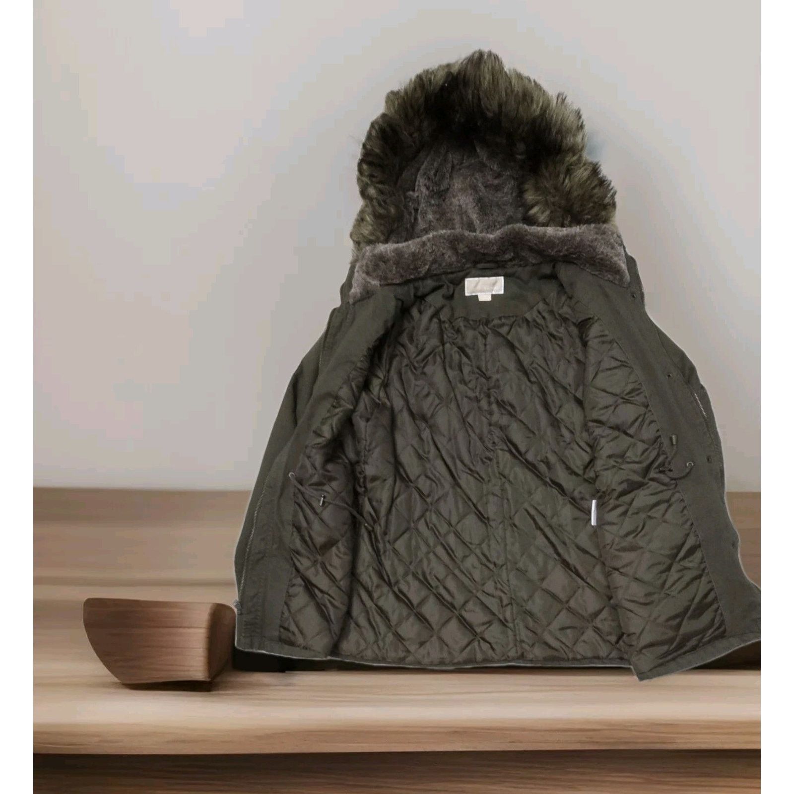 Michael Kors Michael Kors Parka Jacket Fur Hooded Coat Utility Military Size L / US 10 / IT 46 - 4 Thumbnail