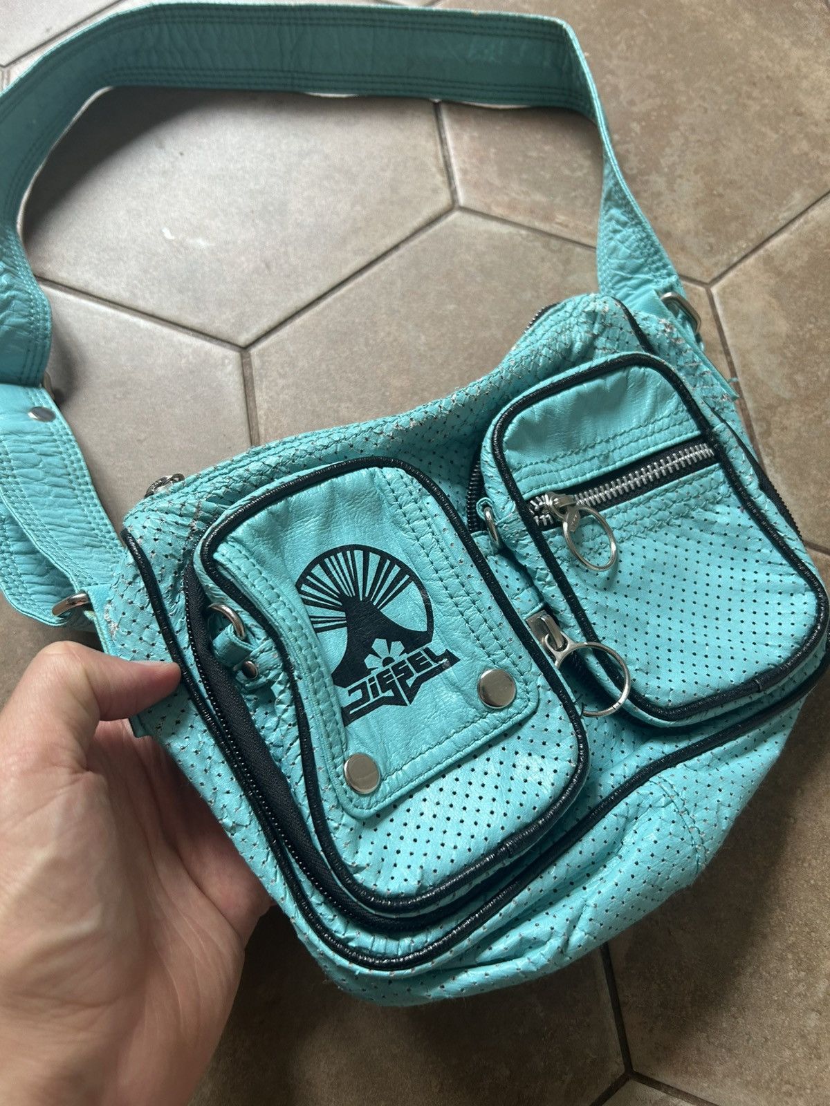 Diesel Rare! Vintage Opium Pocket Diesel Bag Y2K 90s Size ONE SIZE - 3 Thumbnail