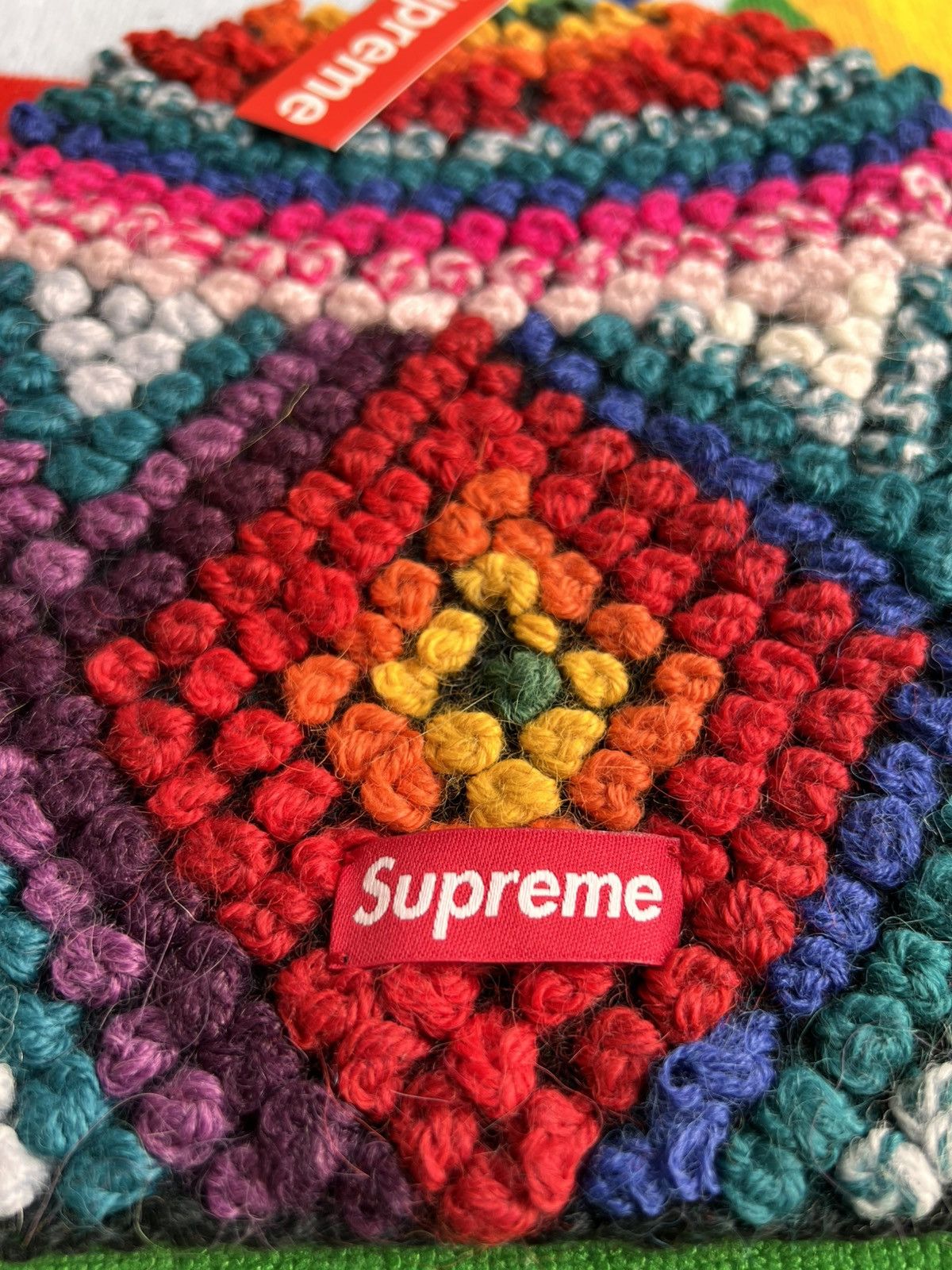 Supreme Textured Knit Beanie FW25 – multicolor hat