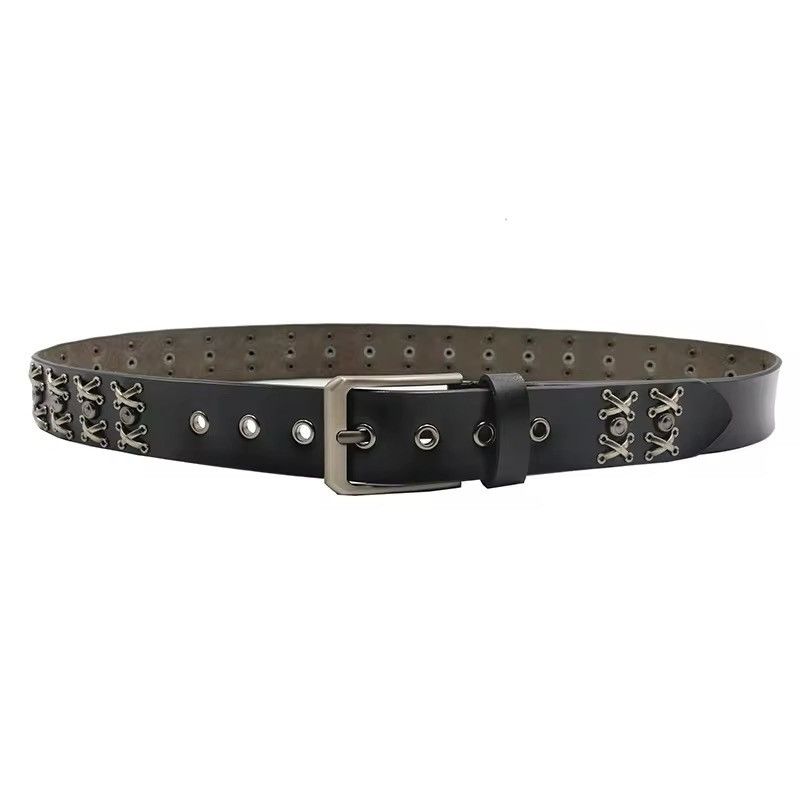 Vintage The Barb Crook Rivet Cowskin Punk Gothic Belt Size ONE SIZE - 5 Thumbnail