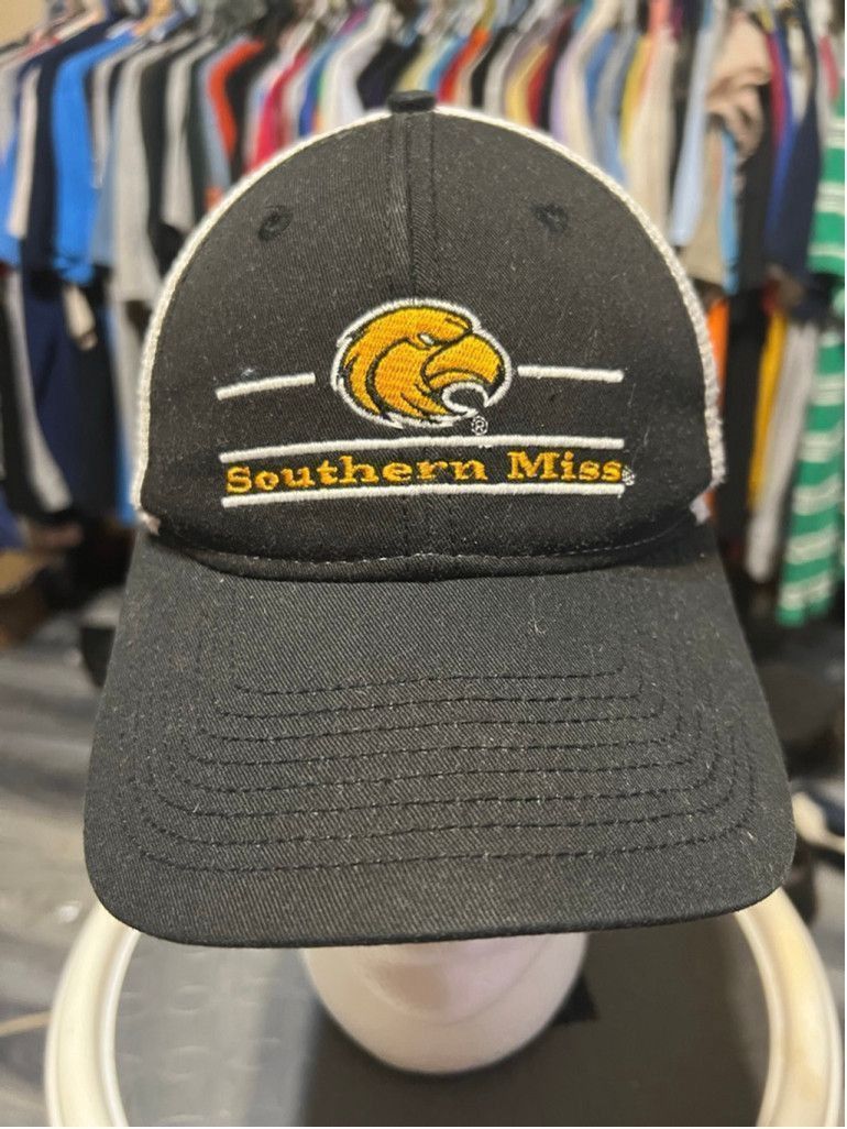 The Game Men's The Game Southern Miss Black White Gold Trucker Hat Size ONE SIZE - 1 Thumbnail