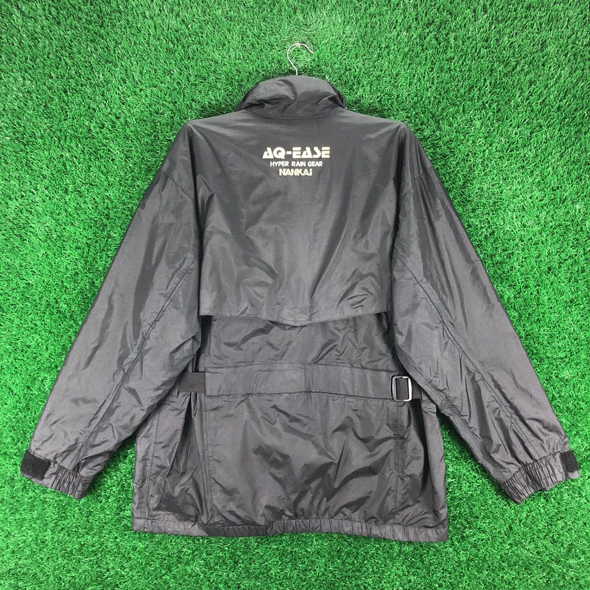 Japanese Brand Vintage 90's Nankai Hyper Rain Gear Nylon Jacket Size US L / EU 52-54 / 3 - 4 Thumbnail