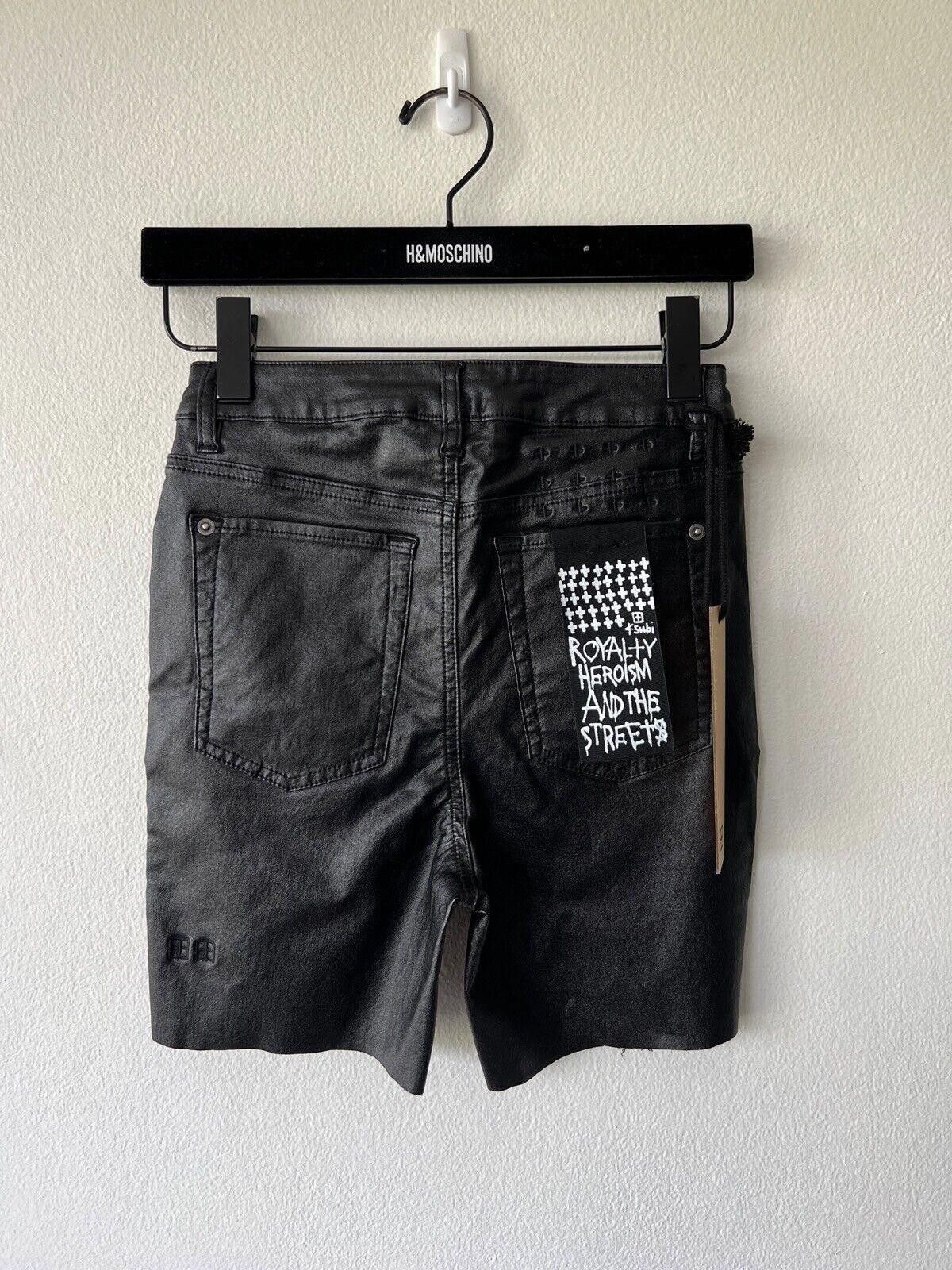 Ksubi new Ksubi womens black skinny fit coated short 26 8 small Size 26" / US 2 / IT 38 - 3 Thumbnail