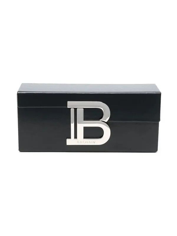 Balmain o1s1wg111225 Size:OS/Envie Square Sunglasses in Brown Size ONE SIZE - 4 Thumbnail