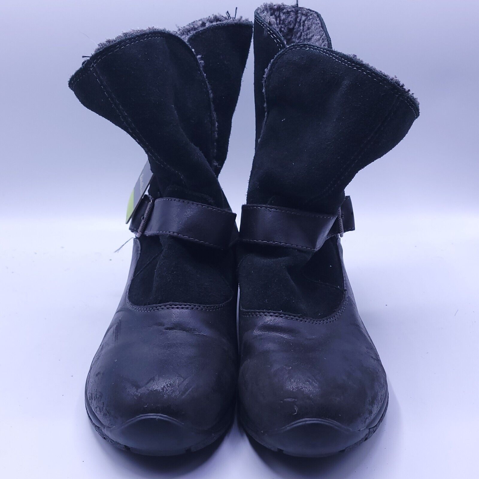 Eddie Bauer Eddie Bauer Casual Suede Boot Womens Size 9.5 120713 Black Size US 9.5 / IT 39.5 - 2 Thumbnail