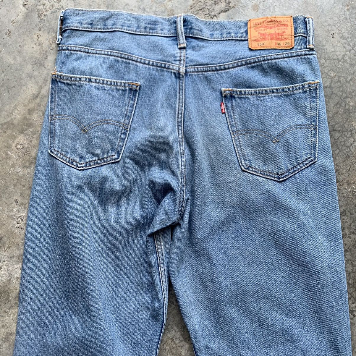 Levi's Vintage Levis 550 Relaxed Fit Denim Jeans Size 36x30 Size US 36 / EU 52 - 6 Thumbnail