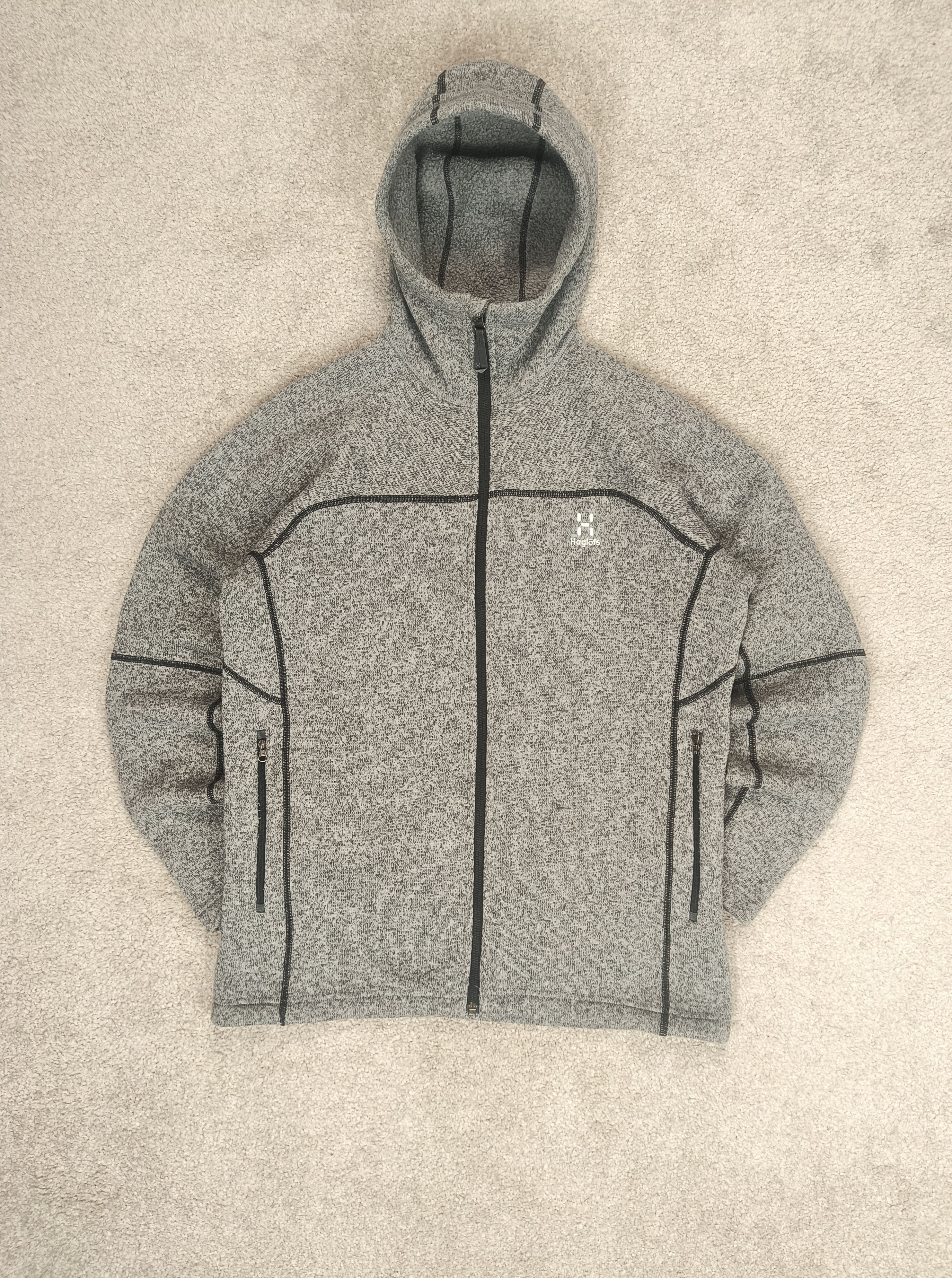 Haglofs Haglofs Swook Hood Men Outdoor Hiking Trekking Fleece Jacket Size US M / EU 48-50 / 2 - 1 Thumbnail