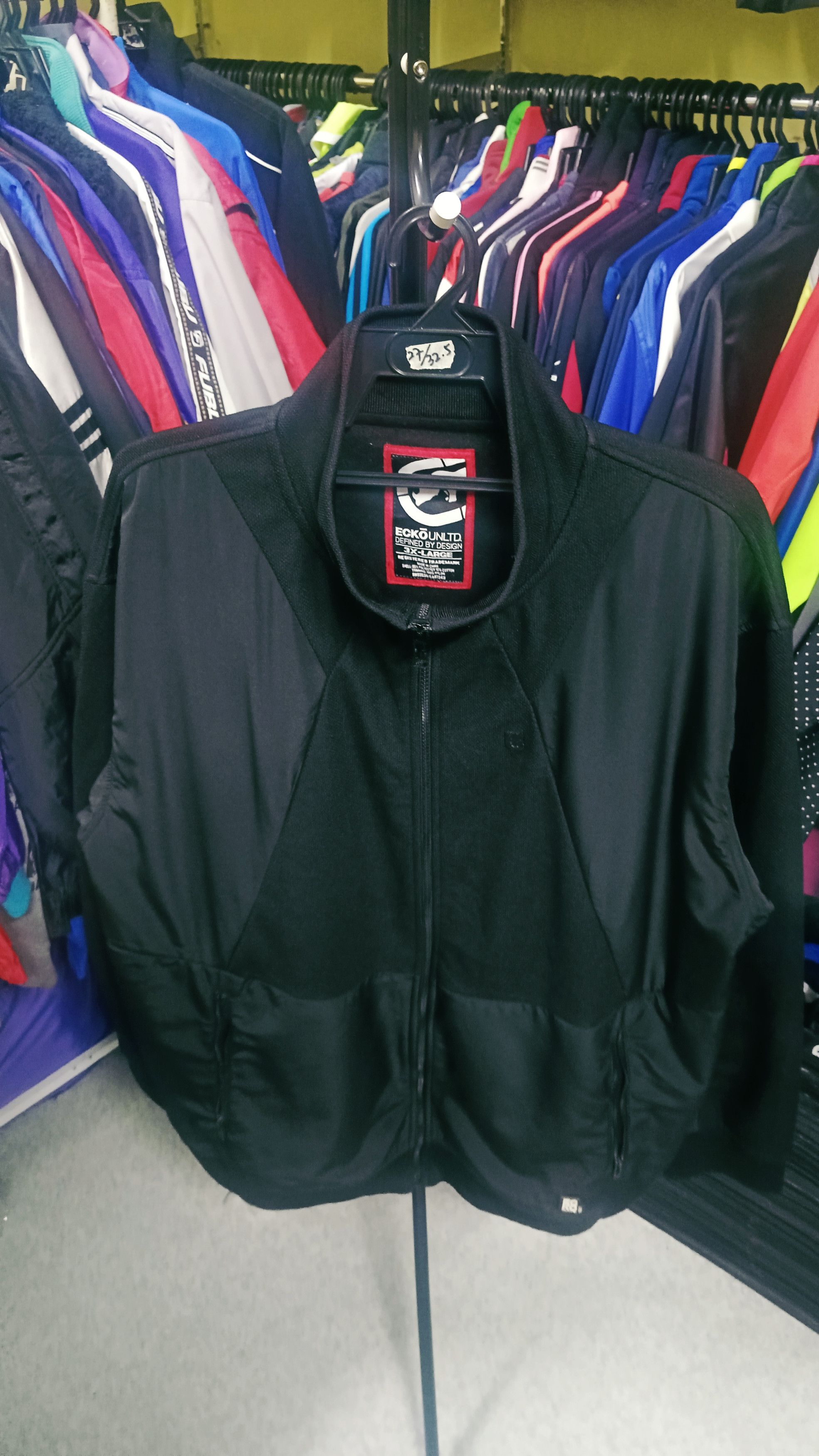 Ecko Unltd. Ecko Unlimited Black Track Jacket Size US XXL / EU 58 / 5 - 2 Thumbnail