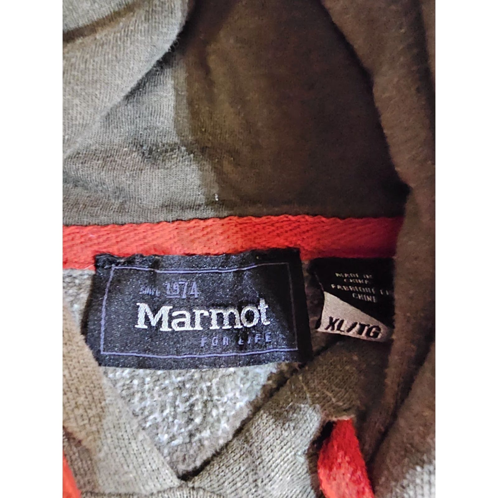Marmot Marmot Mountain Classic Outdoor Graphic Logo Hooded Sweatshirt Mens XL Size X-Large Green Logo Graphic Print All Seasons Hooded Pullover Size US XL / EU 56 / 4 - 5 Thumbnail