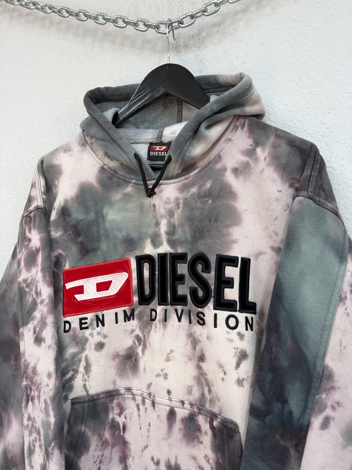 Diesel Vintage Diesel Denim Division Tie Dye Hoodie Y2K Archive Size US M / EU 48-50 / 2 - 2 Thumbnail