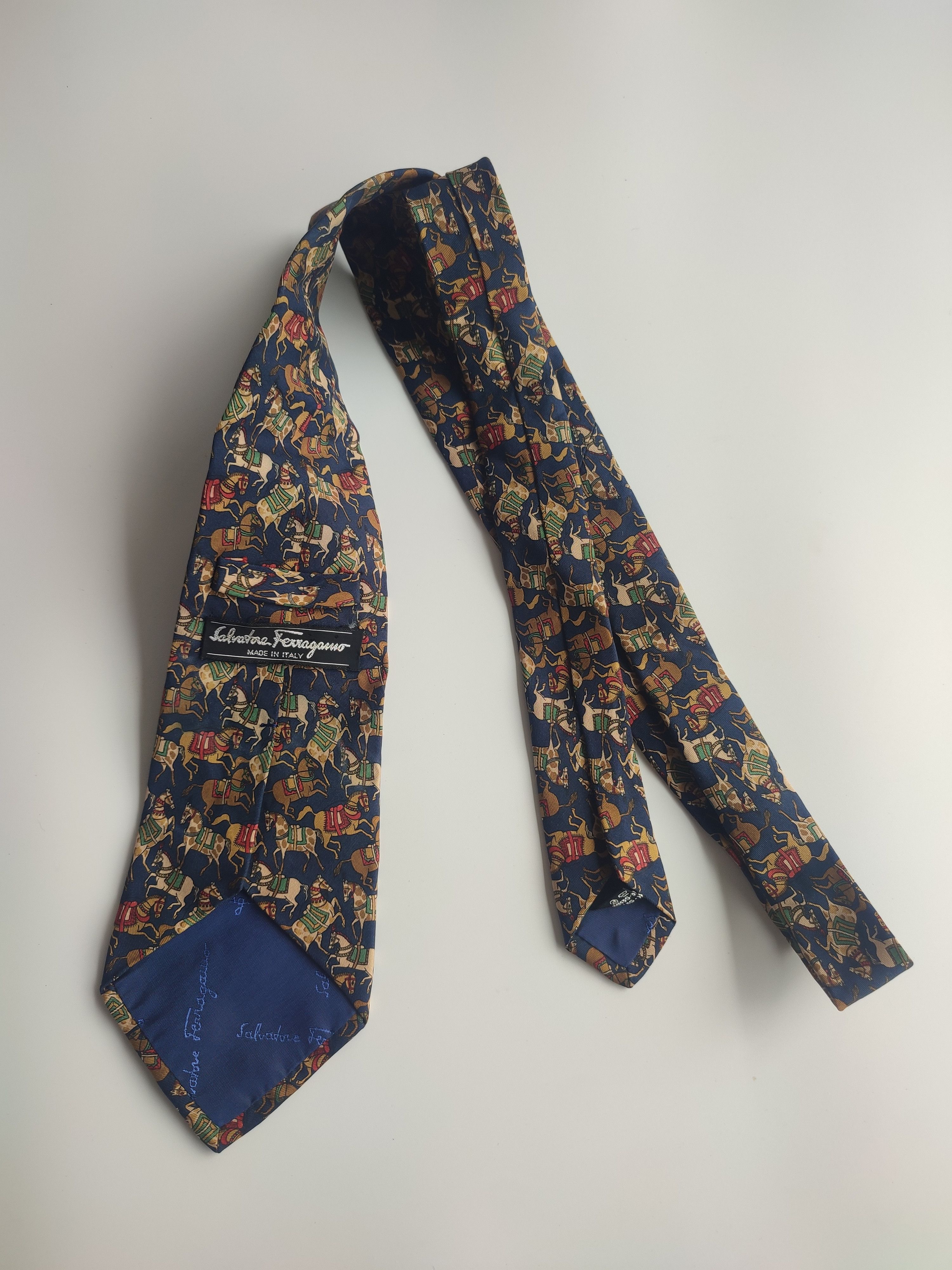 Salvatore Ferragamo SALVATORE FERRAGAMO VINTAGE NECK TIE Size ONE SIZE - 5 Thumbnail