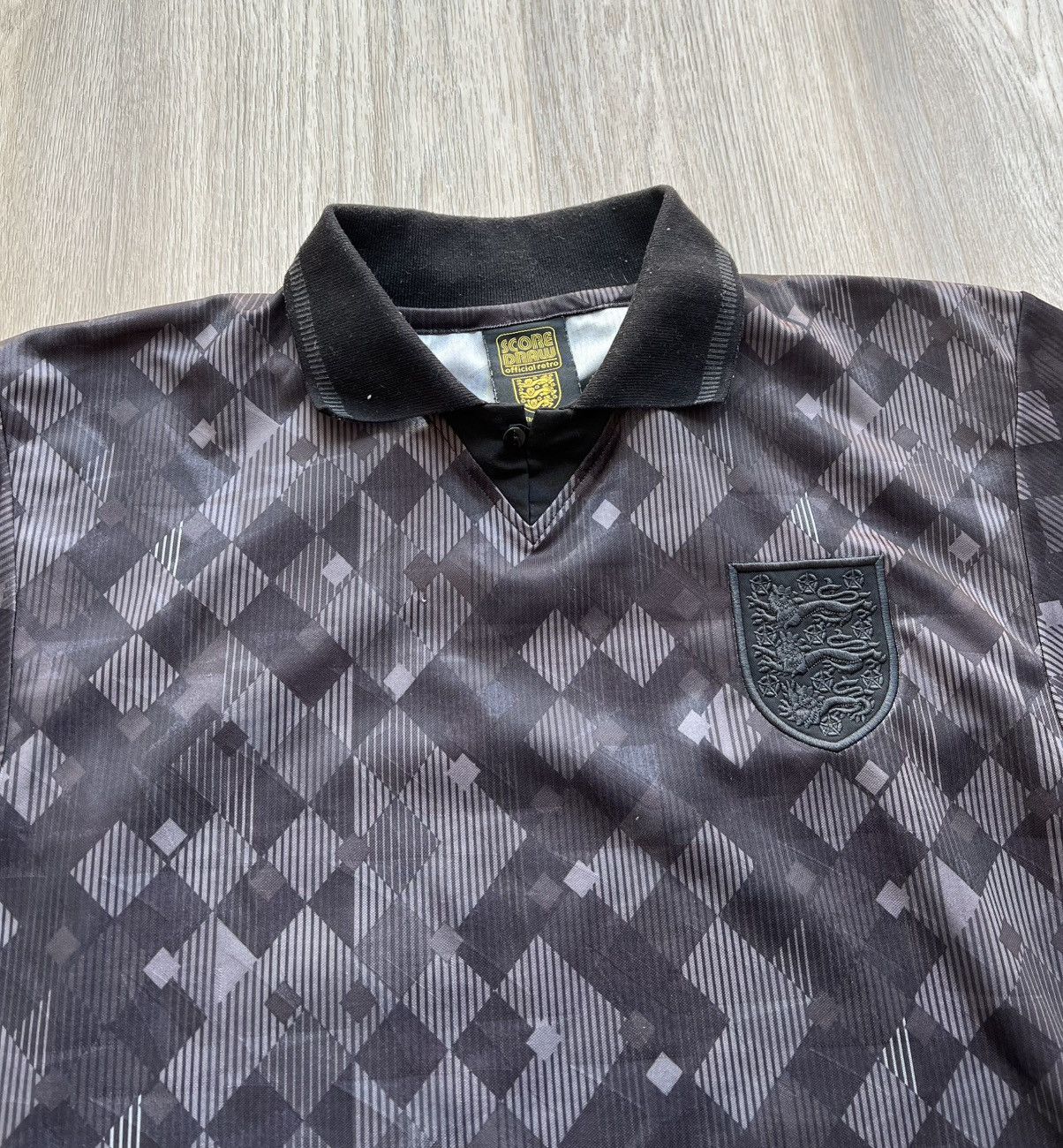 Vintage Vintage Score Draw England Football T-Shirt Soccer Jersey Size US S / EU 44-46 / 1 - 4 Thumbnail