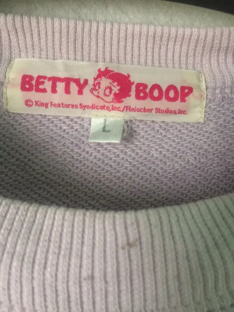 Disney × Vintage Betty Boop Cartoon Comic Sweatshirts Size US M / EU 48-50 / 2 - 3 Thumbnail