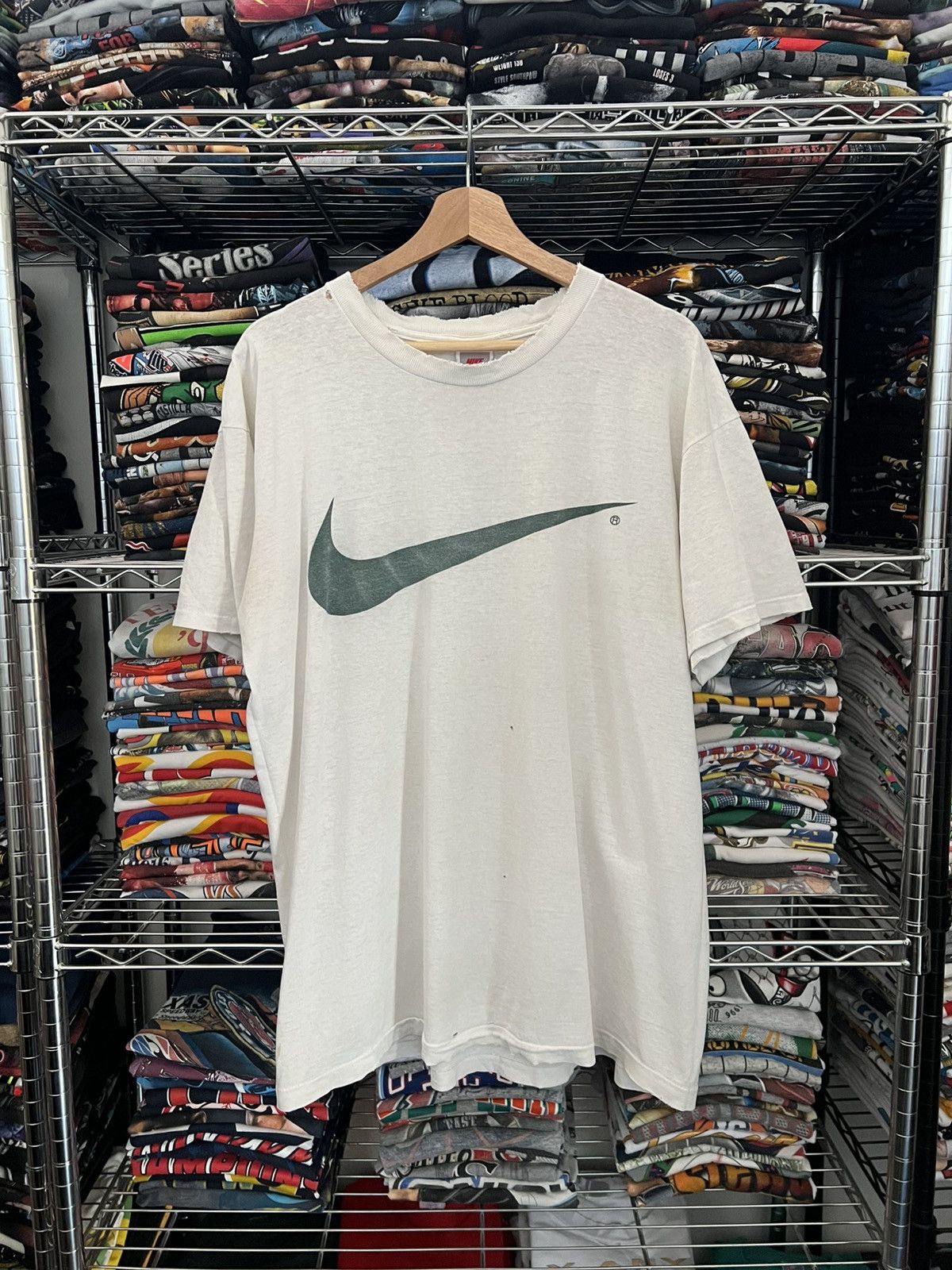 90s Nike Big Swoosh Single Stitch Tee