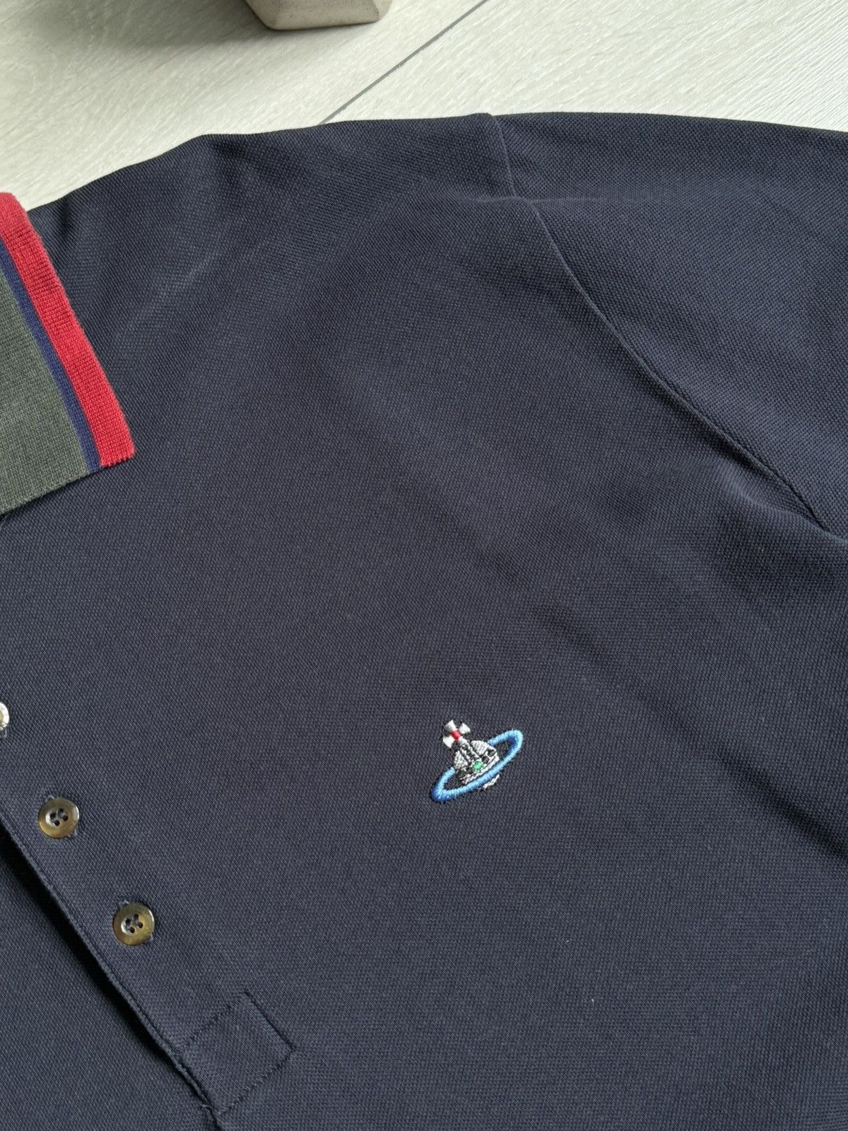 Vivienne Westwood Vivienne Westwood Embroidered Logo Polo T-shirt Size US XXL / EU 58 / 5 - 5 Thumbnail