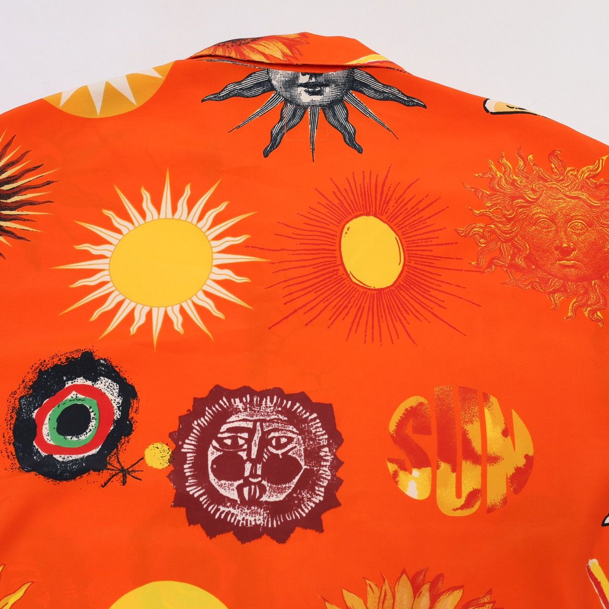 Moschino Moschino Jeans Vintage Short Sleeve Shirt Printed Orange Sun Size US M / EU 48-50 / 2 - 14 Thumbnail
