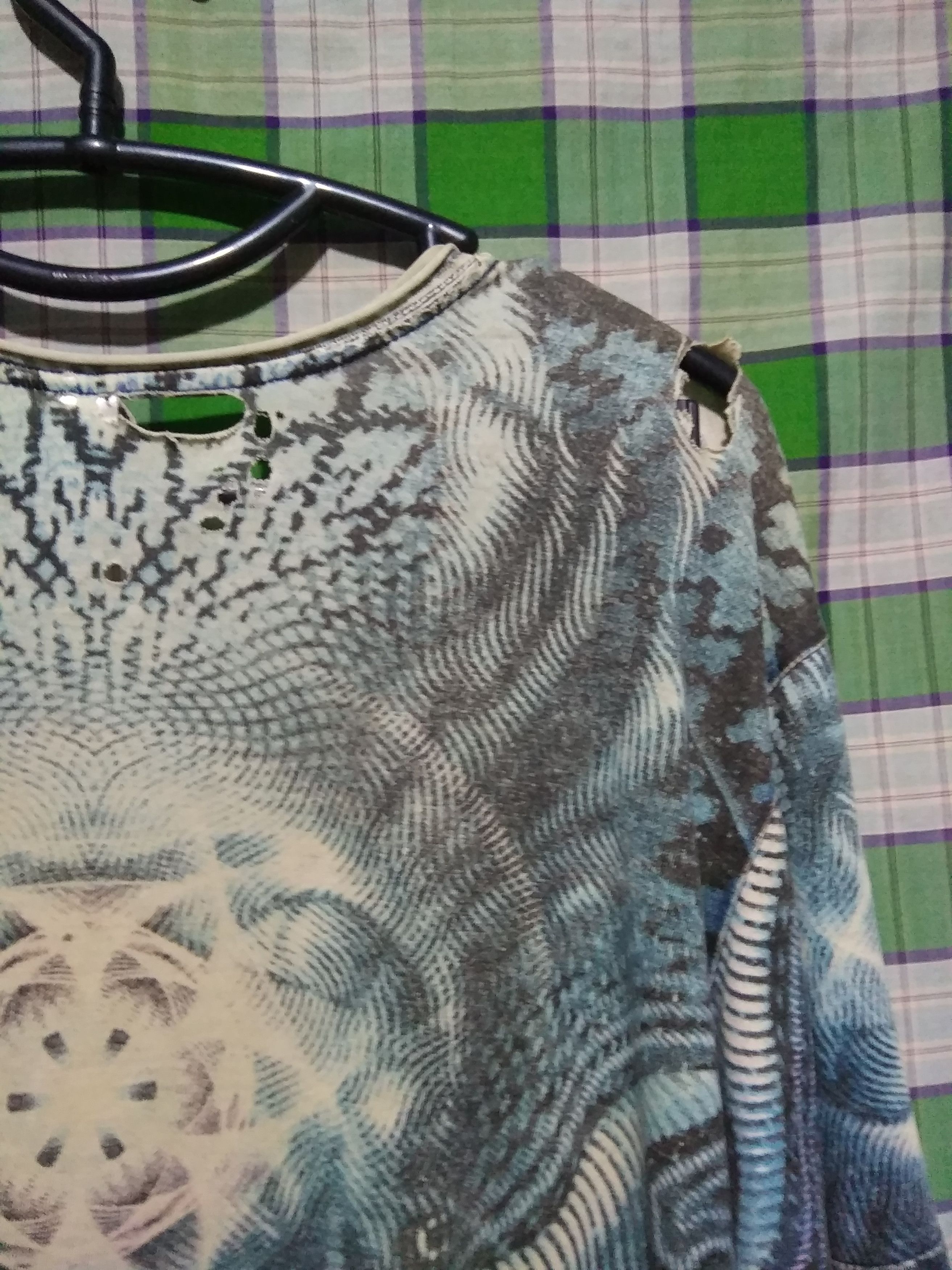 Vintage Vtg Space Tribe psychedelic LSD trippy alien Alex Grey Size US L / EU 52-54 / 3 - 8 Thumbnail