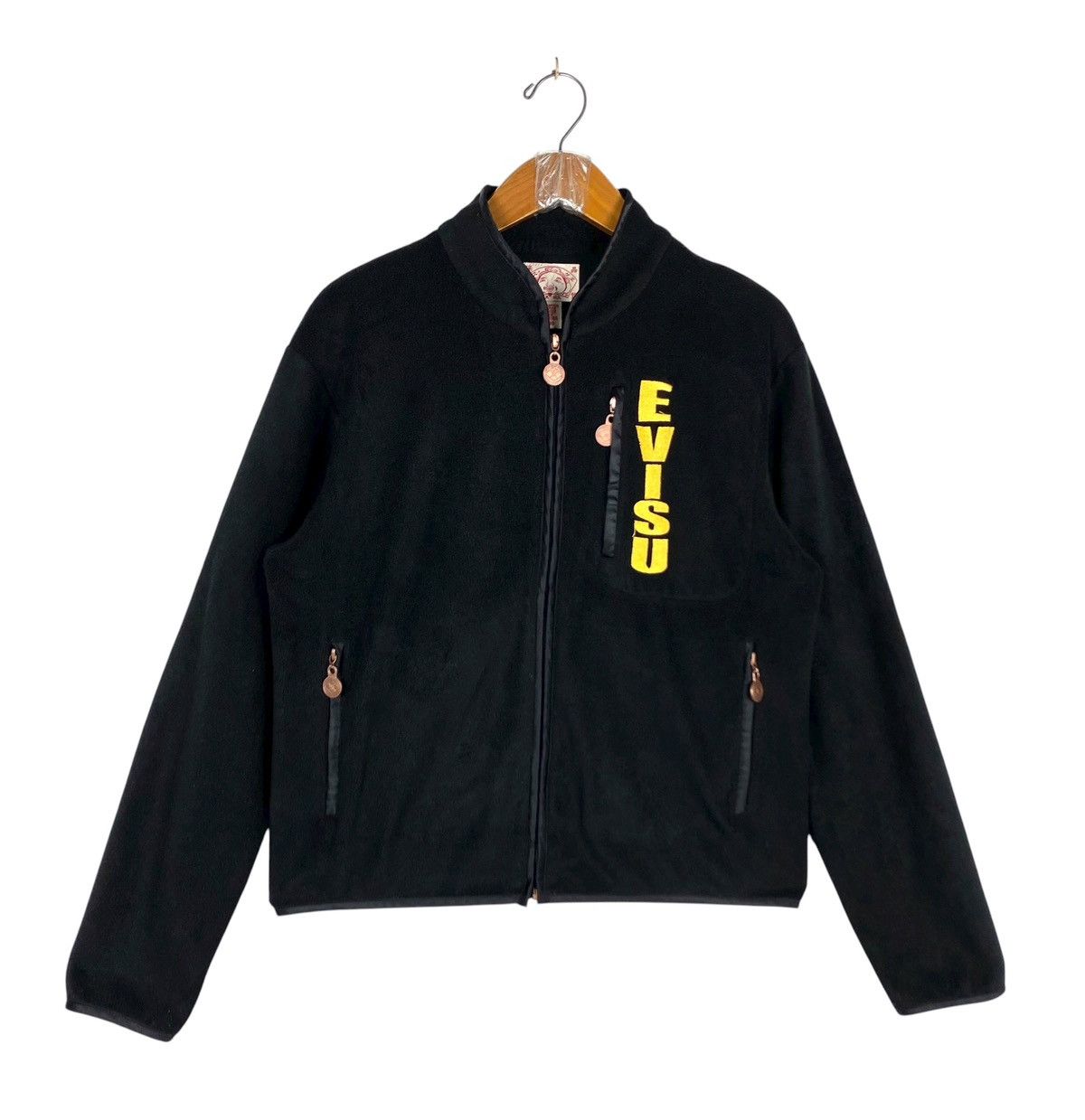 Evisu Rare‼️ Evisu Big Logo Fleece Zipper Size M / US 6-8 / IT 42-44 - 3 Thumbnail
