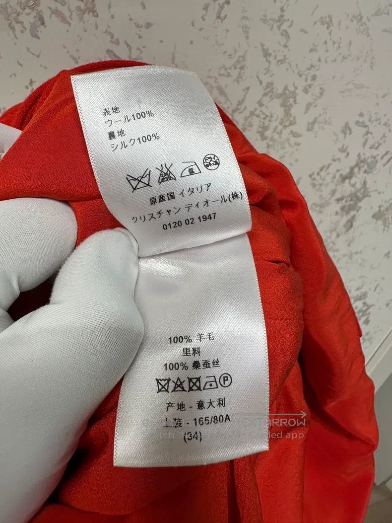 Dior Dior Red coat Size XXS / US 00 / IT 34 - 5 Thumbnail