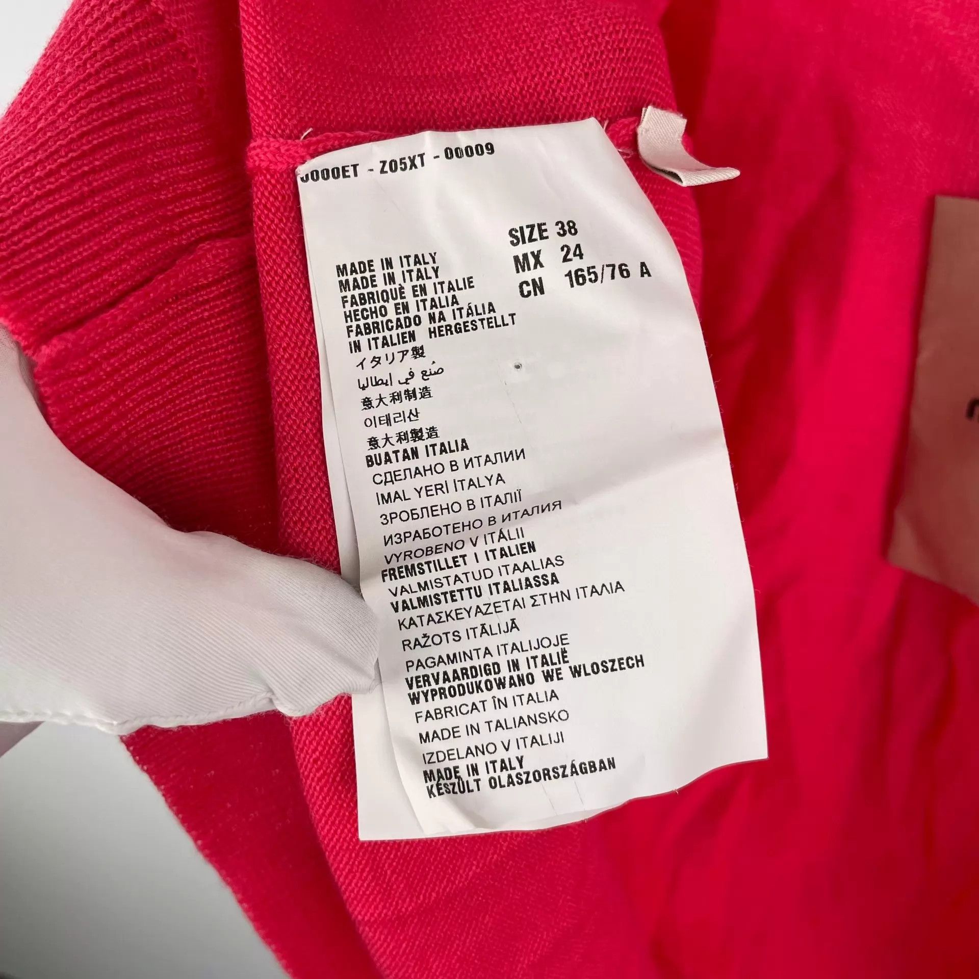 Miu Miu MIU MIU Red Long Sleeve Cardigan Size XS / US 0-2 / IT 36-38 - 6 Thumbnail