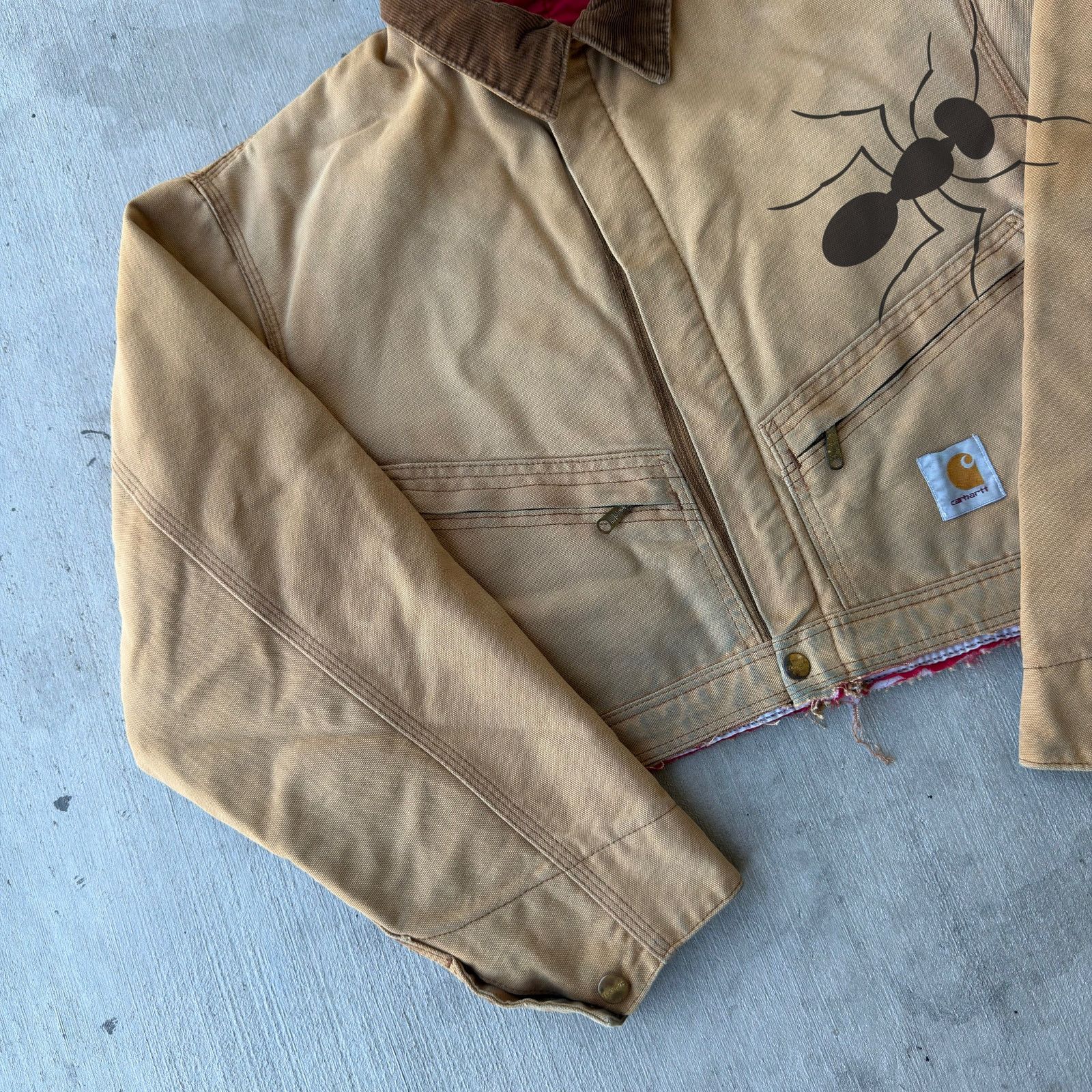 Carhartt × Vintage Carhartt brown cropped Detroit style work wear jacket Size US M / EU 48-50 / 2 - 2 Thumbnail