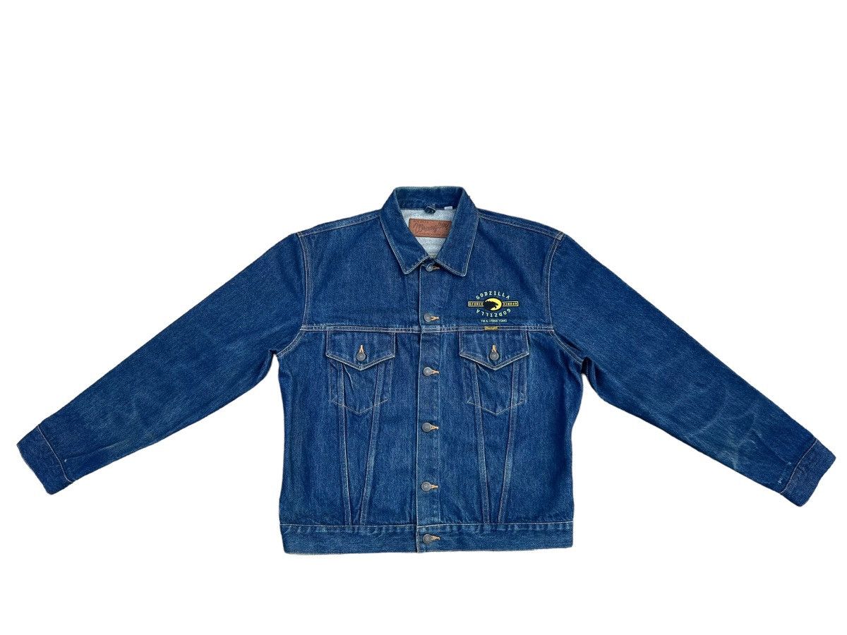 Vintage VTG 90s Wrangler Blue Bell X Godzilla G-Force Denim Jacket Size US L / EU 52-54 / 3 - 2 Thumbnail