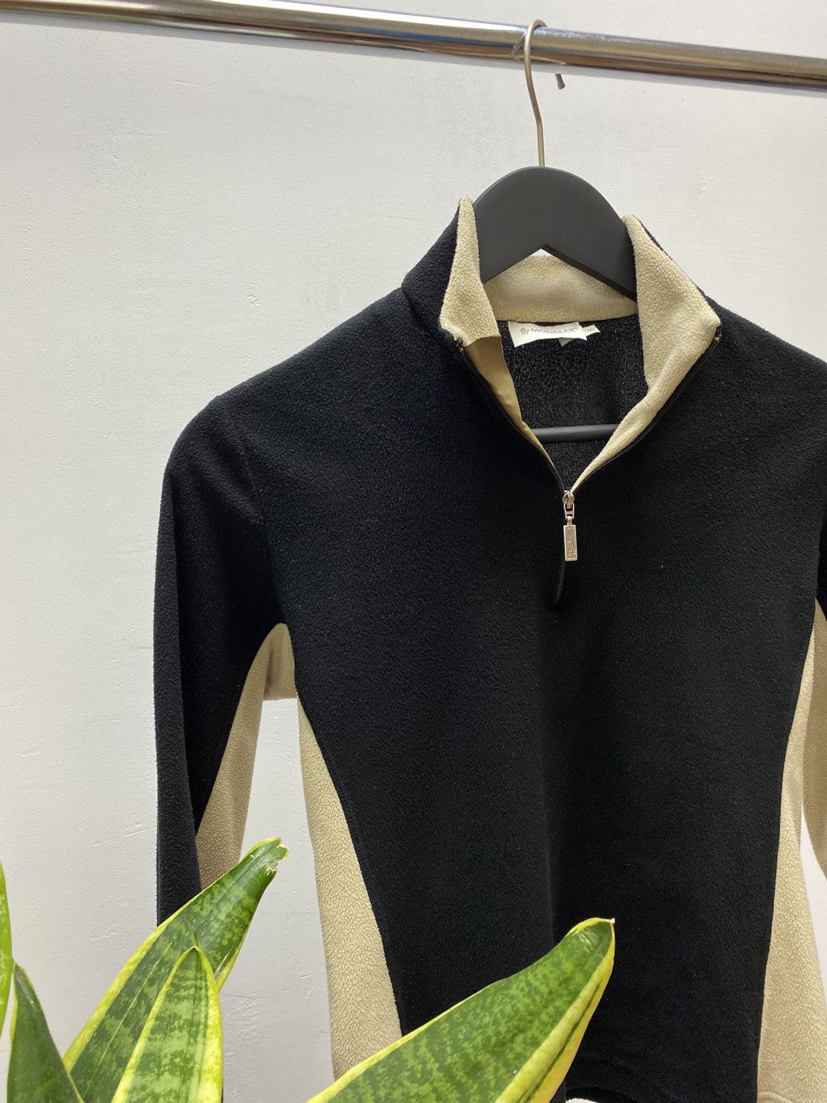 Moncler Moncler Women’s Black Ski Micro Fleece 1/4 Zip Pullover Size S / US 4 / IT 40 - 6 Thumbnail