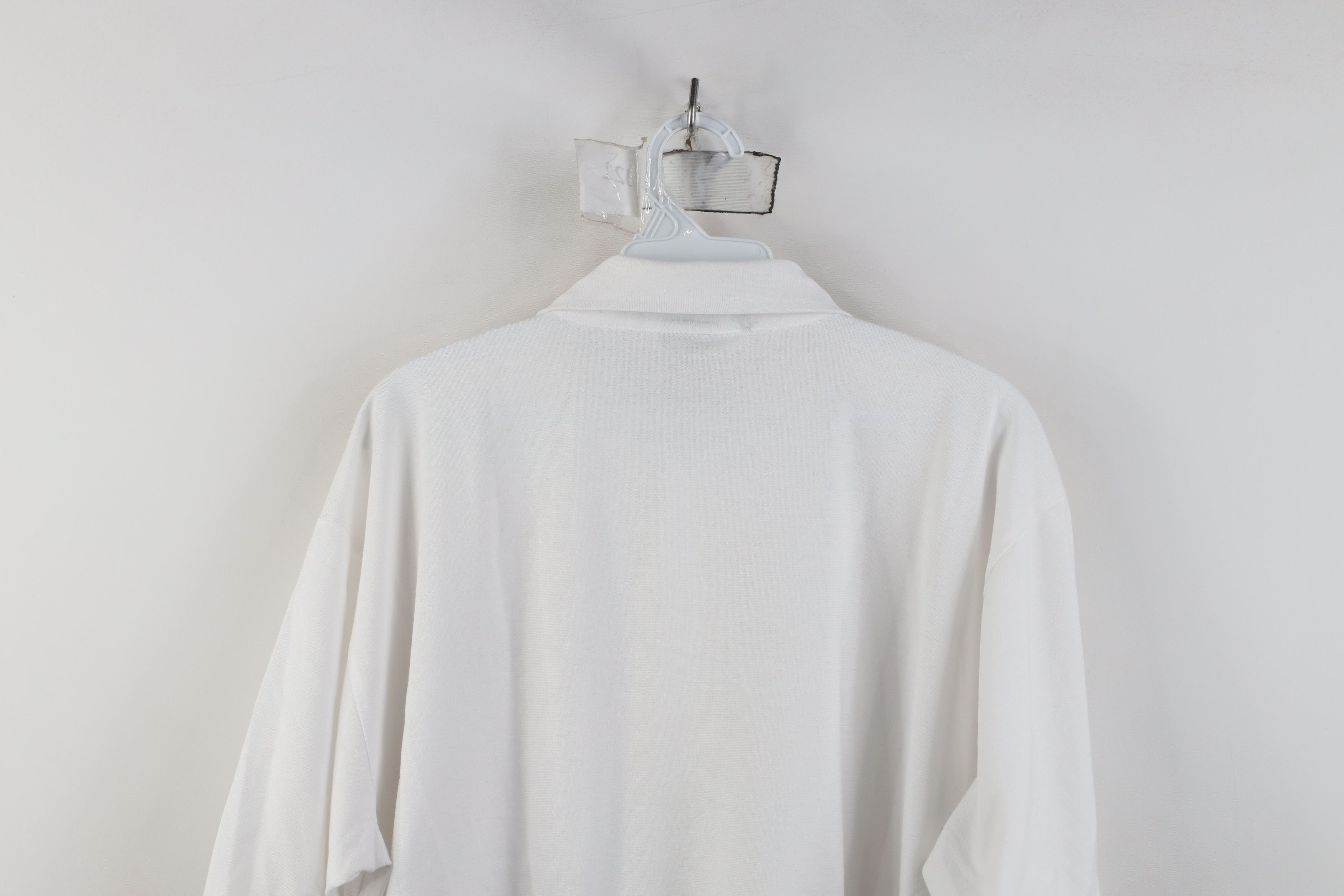 Vintage Vintage 80s 90s Streetwear Collared Golf Polo Shirt White Size US L / EU 52-54 / 3 - 12 Thumbnail