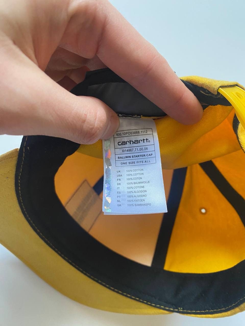 Carhartt Carhartt WIP x Starter Snapback Cap OS yellow logo leather Size ONE SIZE - 5 Thumbnail