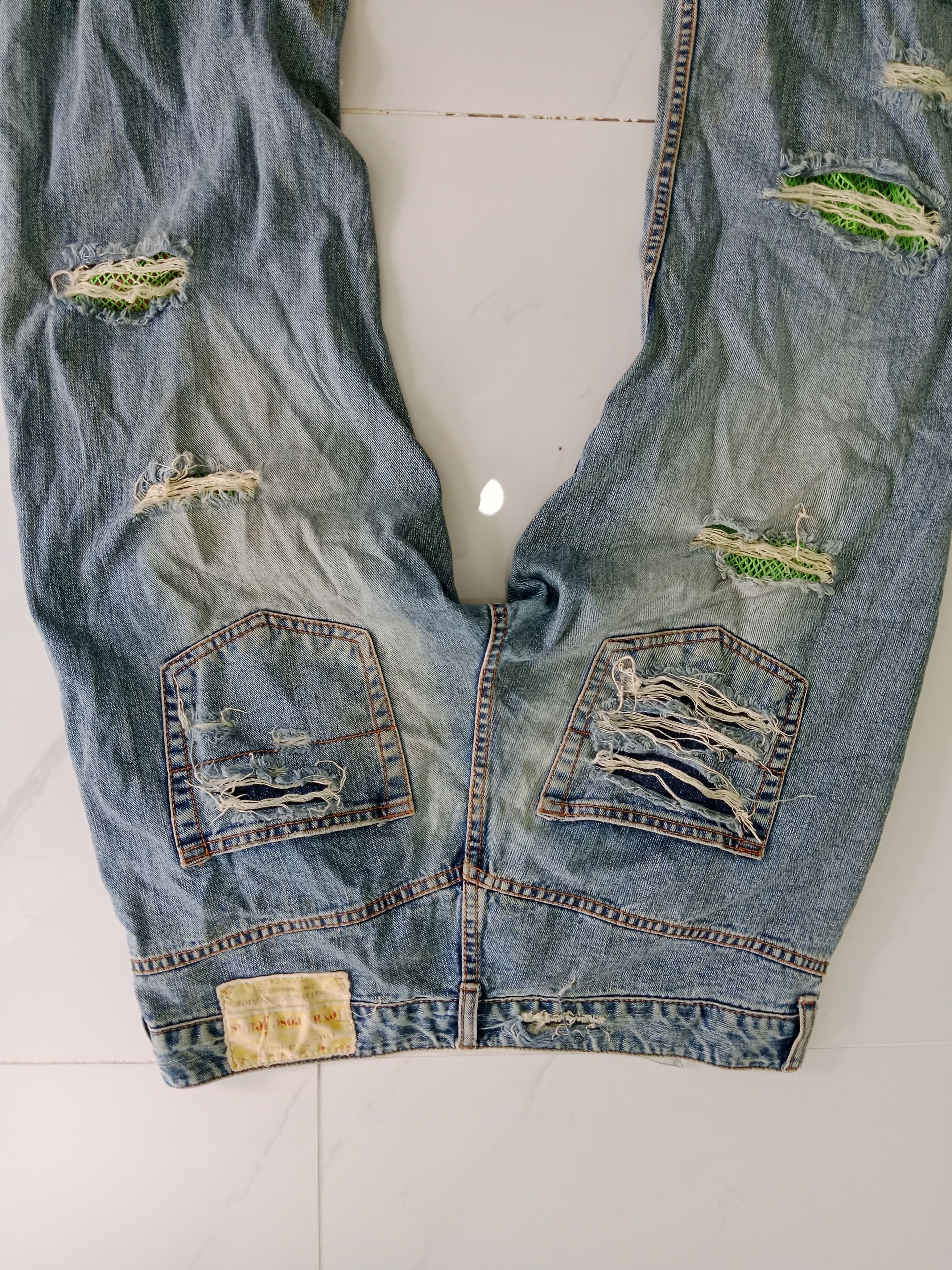Other Distressed Denim Jeans Texas Rose Nice Style Size US 34 / EU 50 - 9 Thumbnail