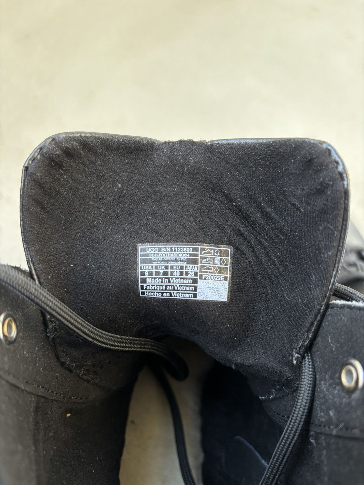 Ugg UGG SIDNEE WATERPROOF WOMEN BOOTS LEATHER BLACK US 9 Size US 9 / IT 39 - 6 Thumbnail