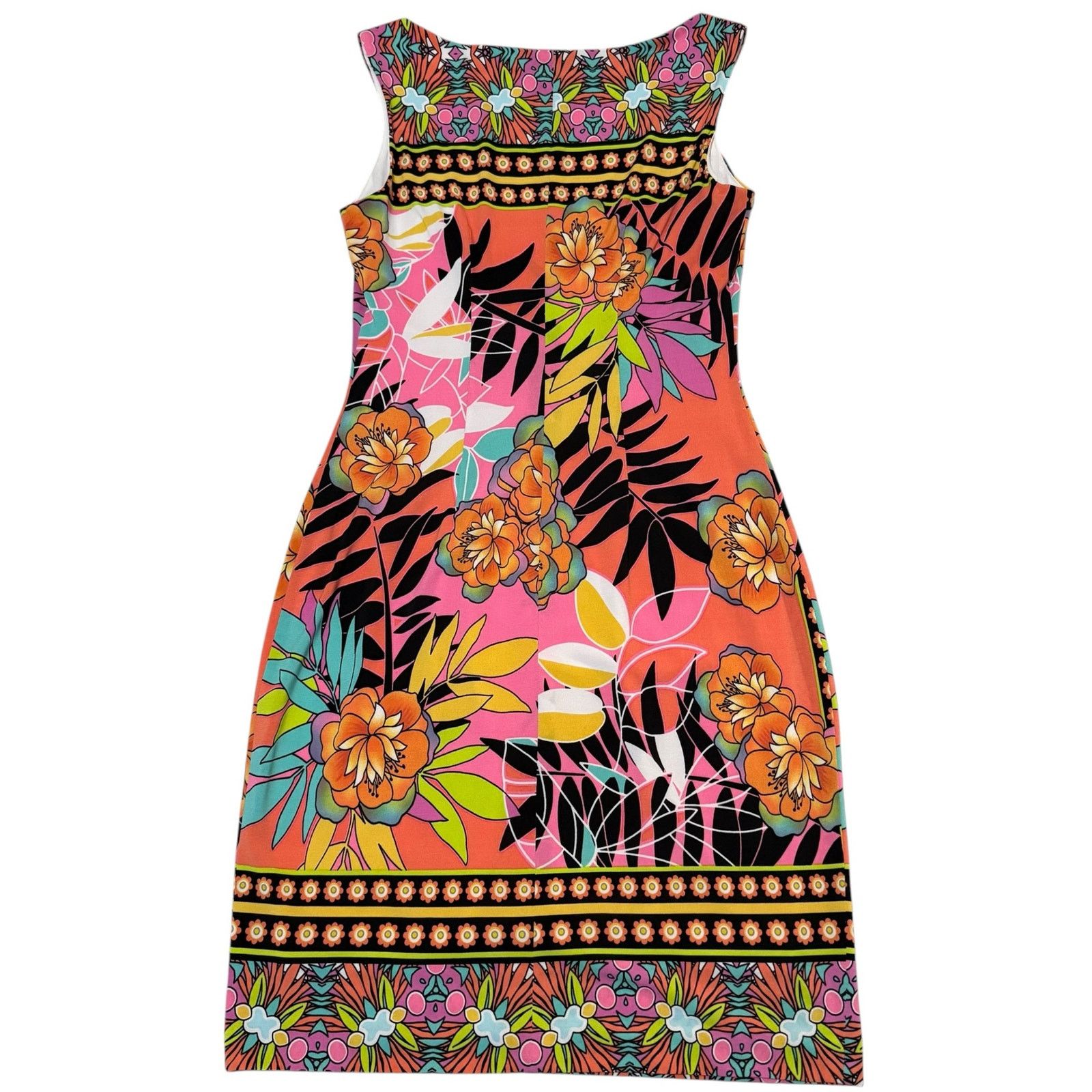 Other Cache Sleeveless Mini Dress Sheath Floral Pattern Y2K Size 2 Size XS / US 0-2 / IT 36-38 - 5 Thumbnail