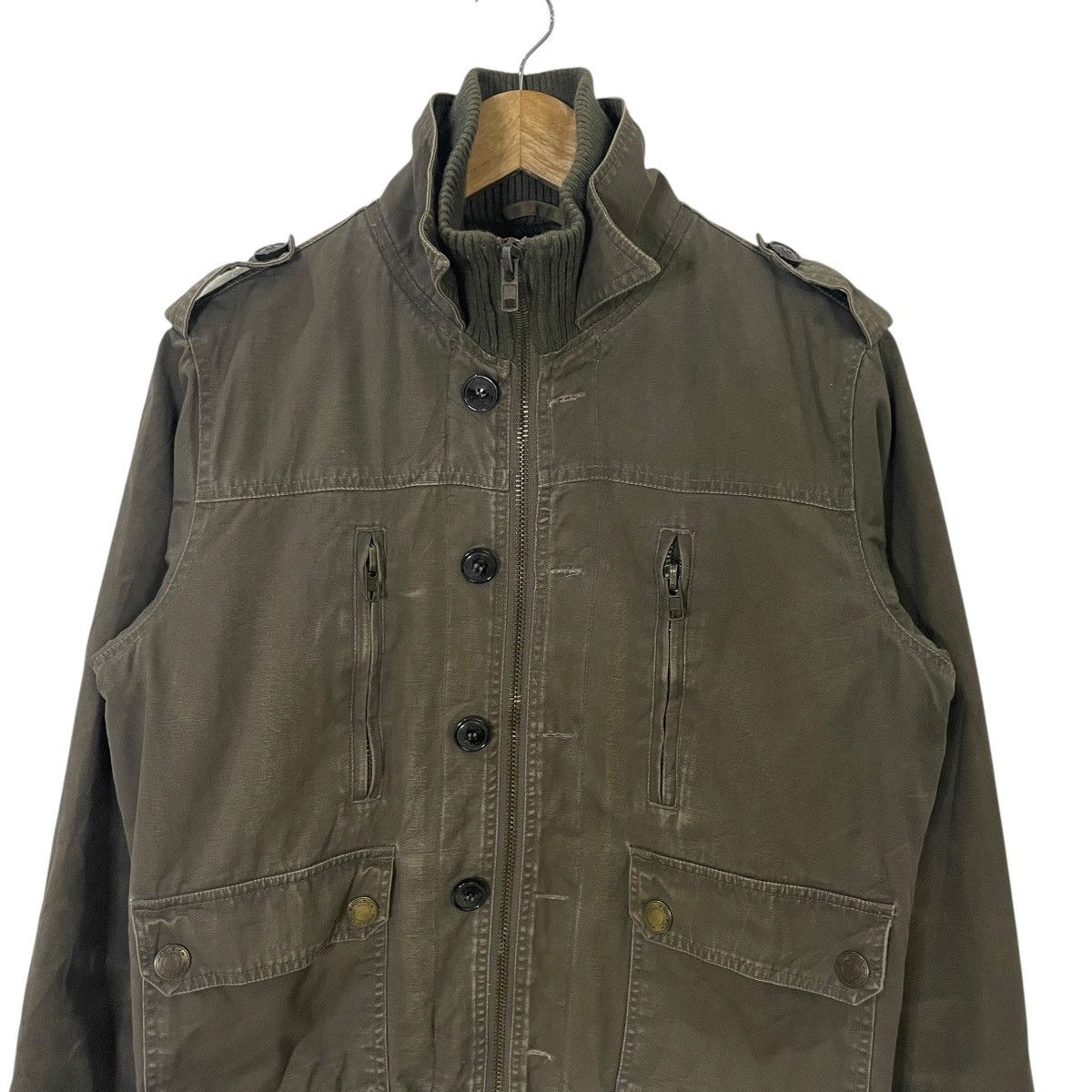 Woolrich Woolen Mills Vintage Woolrich Tactical Zipper Ups Jacket Size US M / EU 48-50 / 2 - 2 Thumbnail