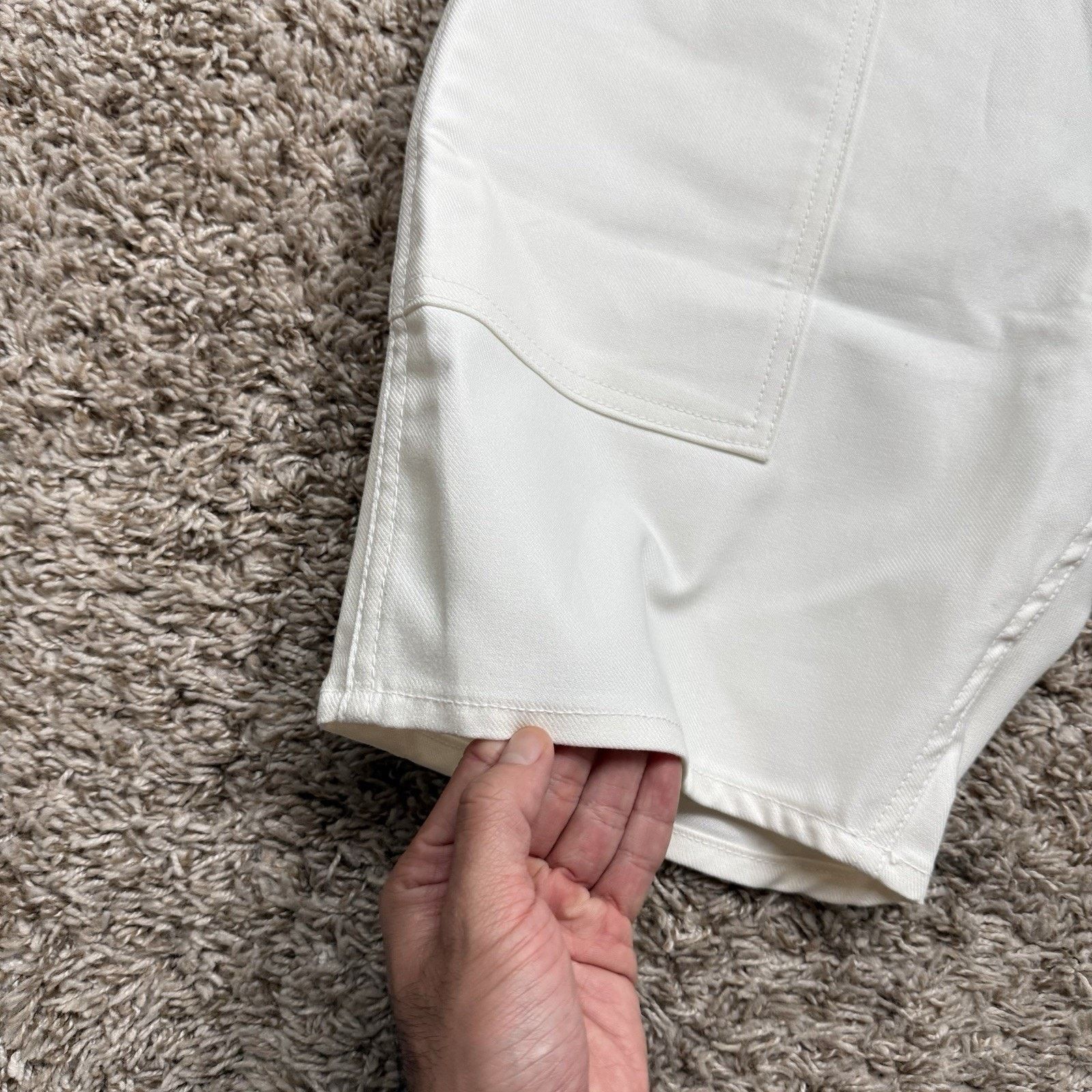 Harmony × Vintage Vintage Balance & Harmony Kempel Japan White Fatigue Shorts Size US 31 - 10 Thumbnail
