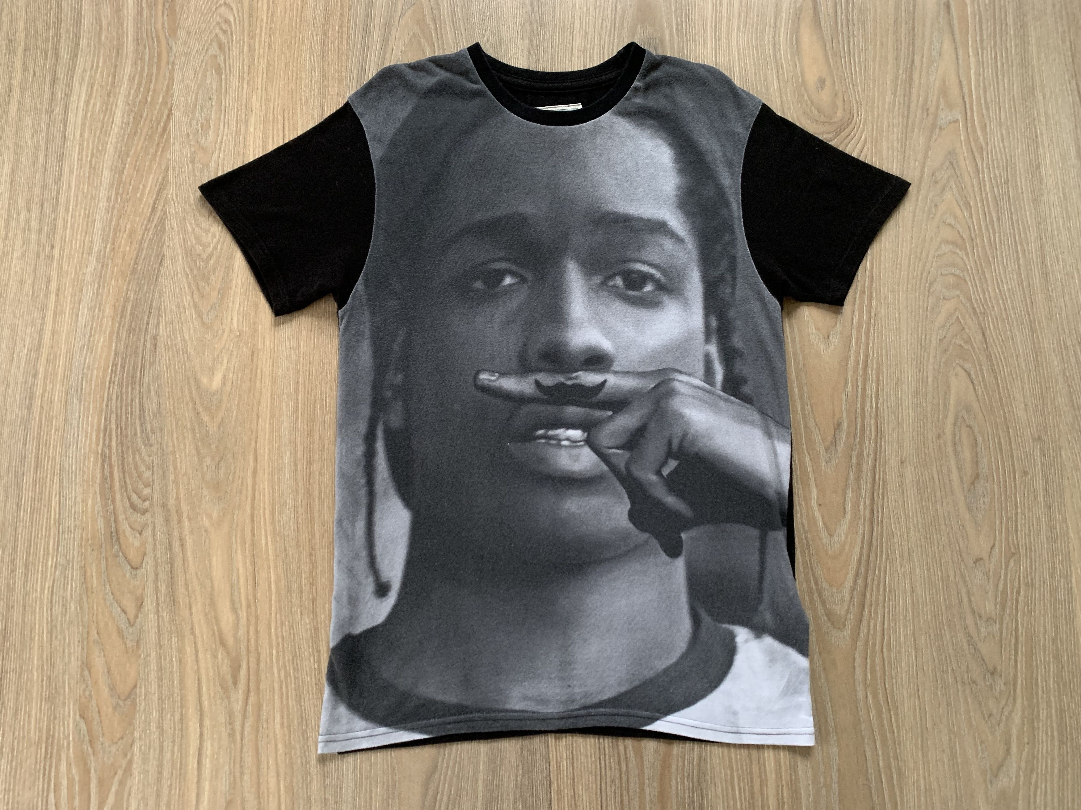 A$AP Rocky × Rap Tees Vintage ASAP Rocky Overprint T Shirt Size US S / EU 44-46 / 1 - 2 Thumbnail