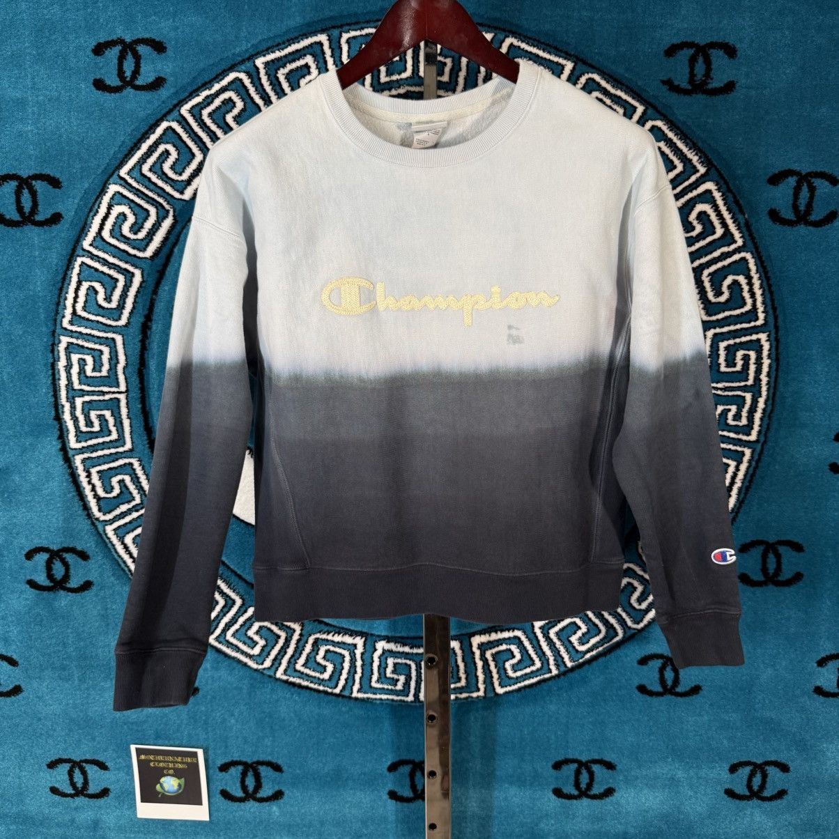 Champion GRADIENT PARADISIO L/S SWEATER Size L / US 10 / IT 46 - 1 Thumbnail
