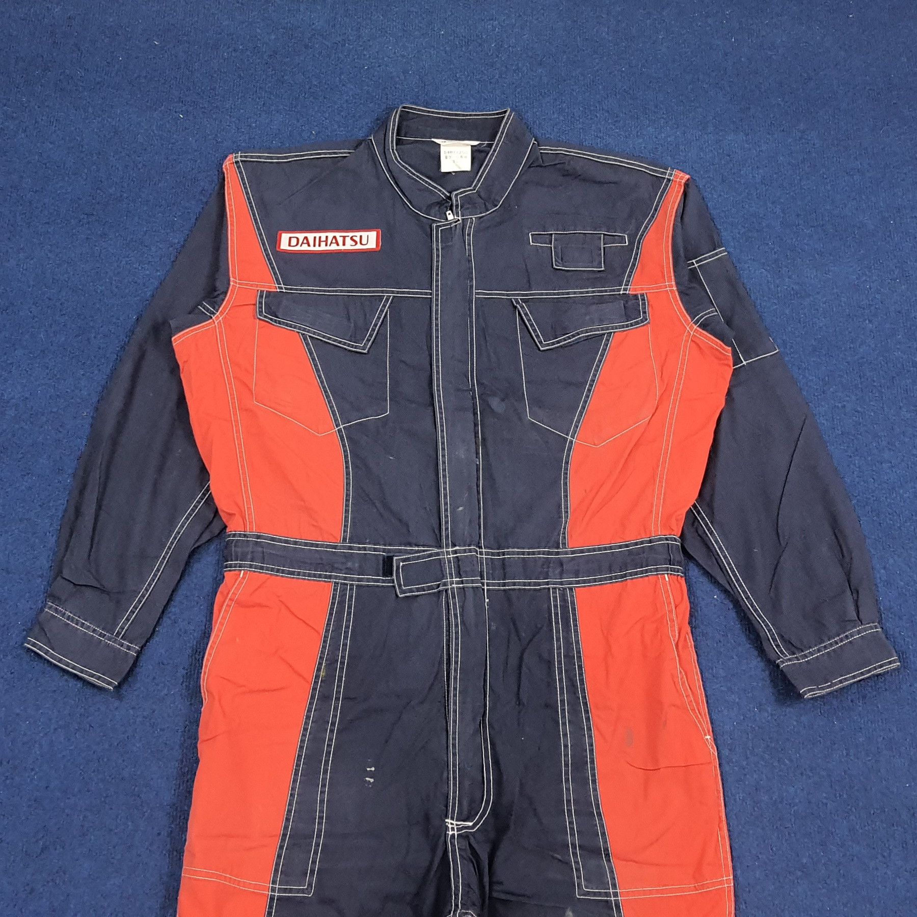 Japanese Brand × Vintage Vintage Daihatsu Japan Motorsports Racing Mechanics Coverall Size US XL / EU 56 / 4 - 3 Thumbnail