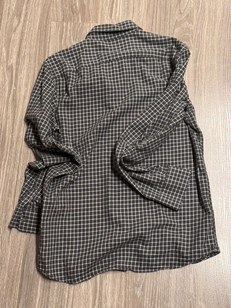 Michael Kors Plaid grey long sleeve shirt with slim fit Size US M / EU 48-50 / 2 - 2 Thumbnail