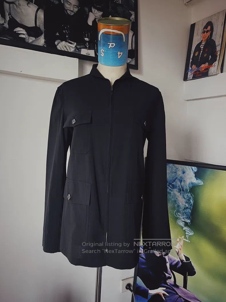 Yohji Yamamoto Yohji Yamamoto Black wool jacket Size US M / EU 48-50 / 2 - 2 Thumbnail
