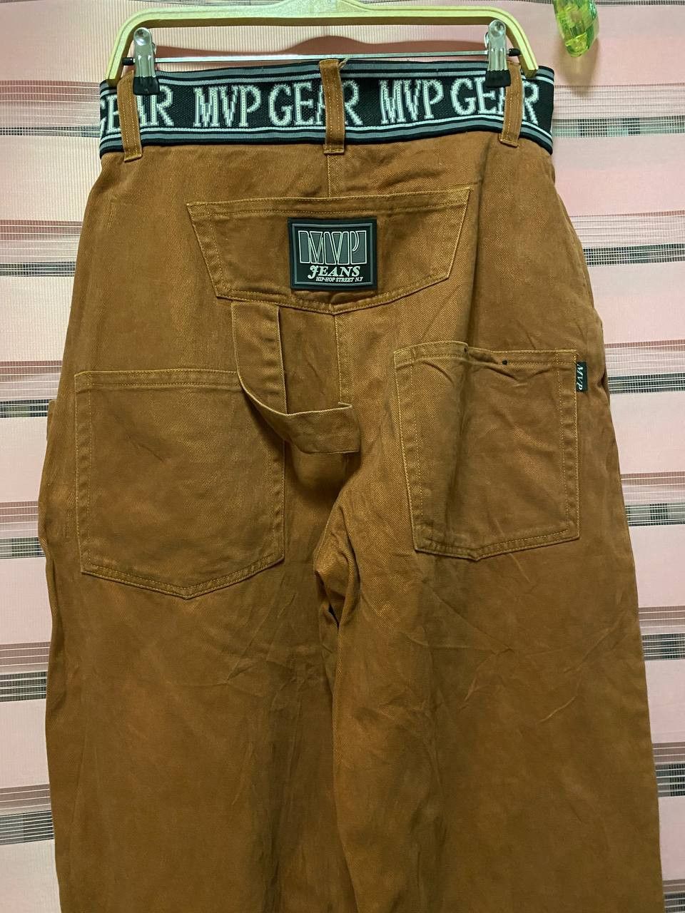Japanese Brand MVP jeans hip hop street (baggy) Size US 33 - 2 Thumbnail