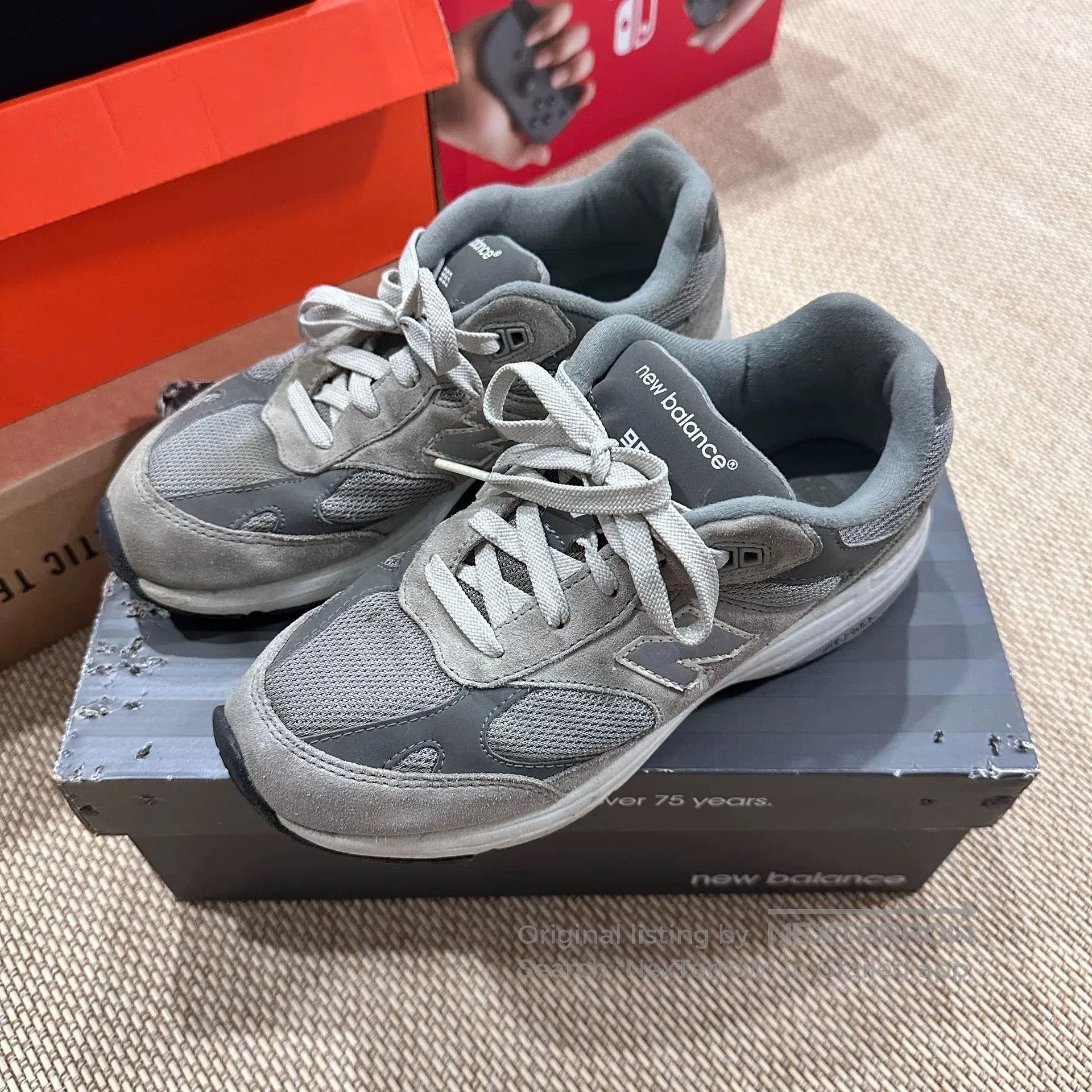 New Balance New Balance 993 Classic Gray Sneakers. Size US 5.5 / EU 38 - 1 Thumbnail