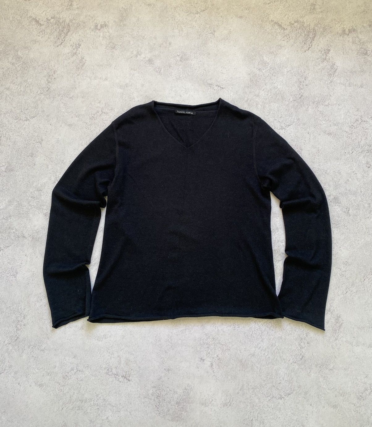 hannes roether Hannes Roether Black Avant Garde Long Sleeve Sweater Size XL Size XL / US 12-14 / IT 48-50 - 11 Thumbnail