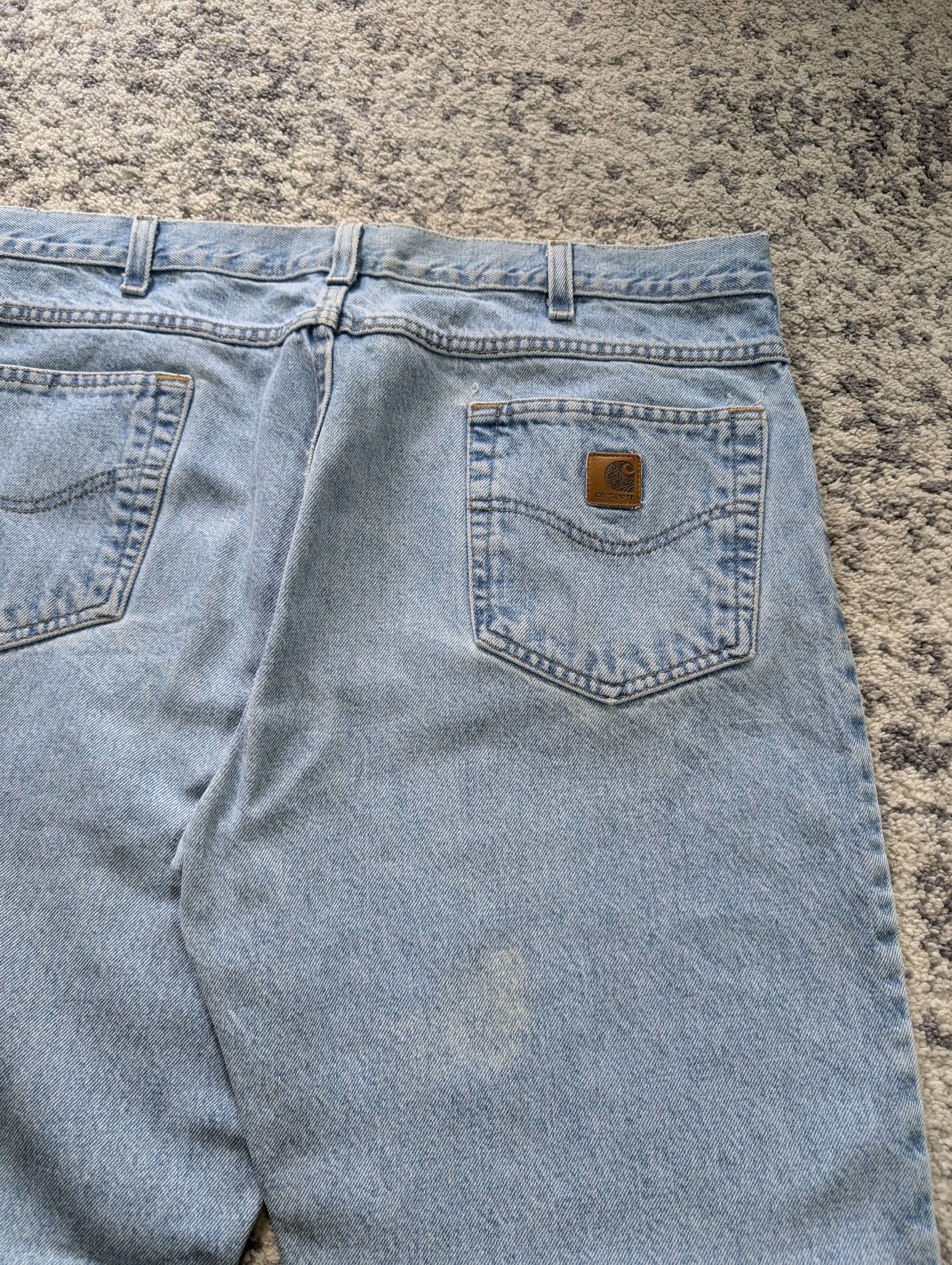 Carhartt 38x32 vntg y2k Carhartt Faded Denim Pants Size US 38 / EU 54 - 4 Thumbnail