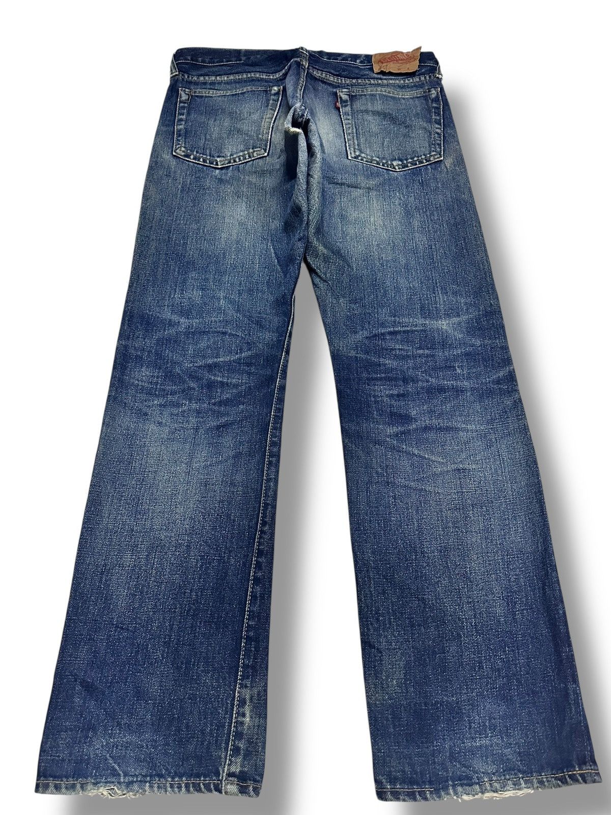 Denime × Japanese Brand × Vintage Denime 80's Vintage Wideleg Jeans With Mudwash Stye Size US 32 / EU 48 - 2 Thumbnail