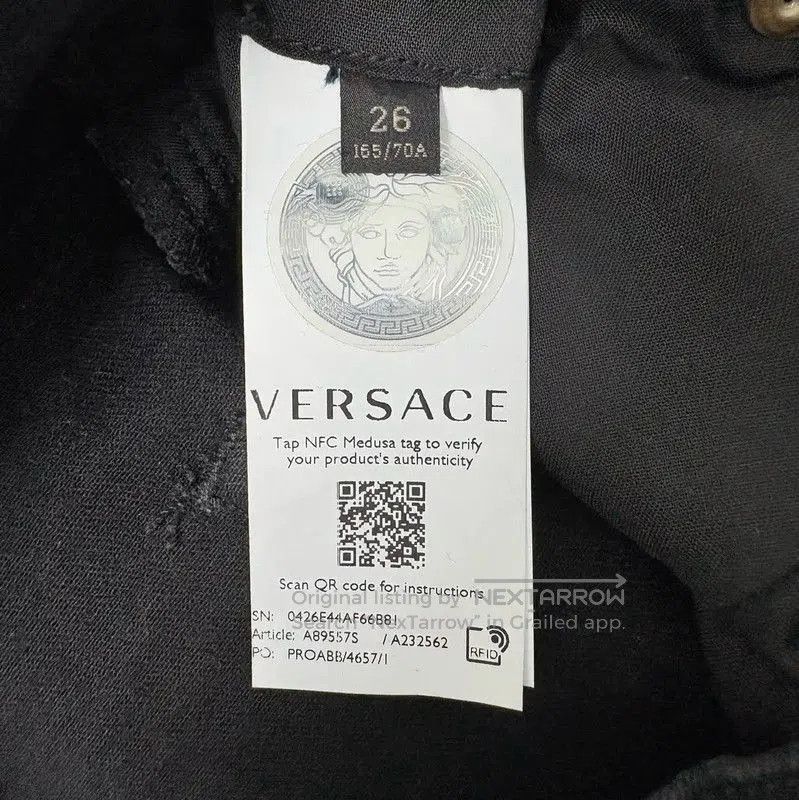 Versace Women's Black Shorts Size S .