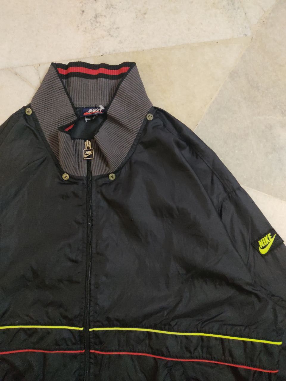 Nike Vintage 80s Blue Tag Nike Windbreaker Size US M / EU 48-50 / 2 - 2 Thumbnail
