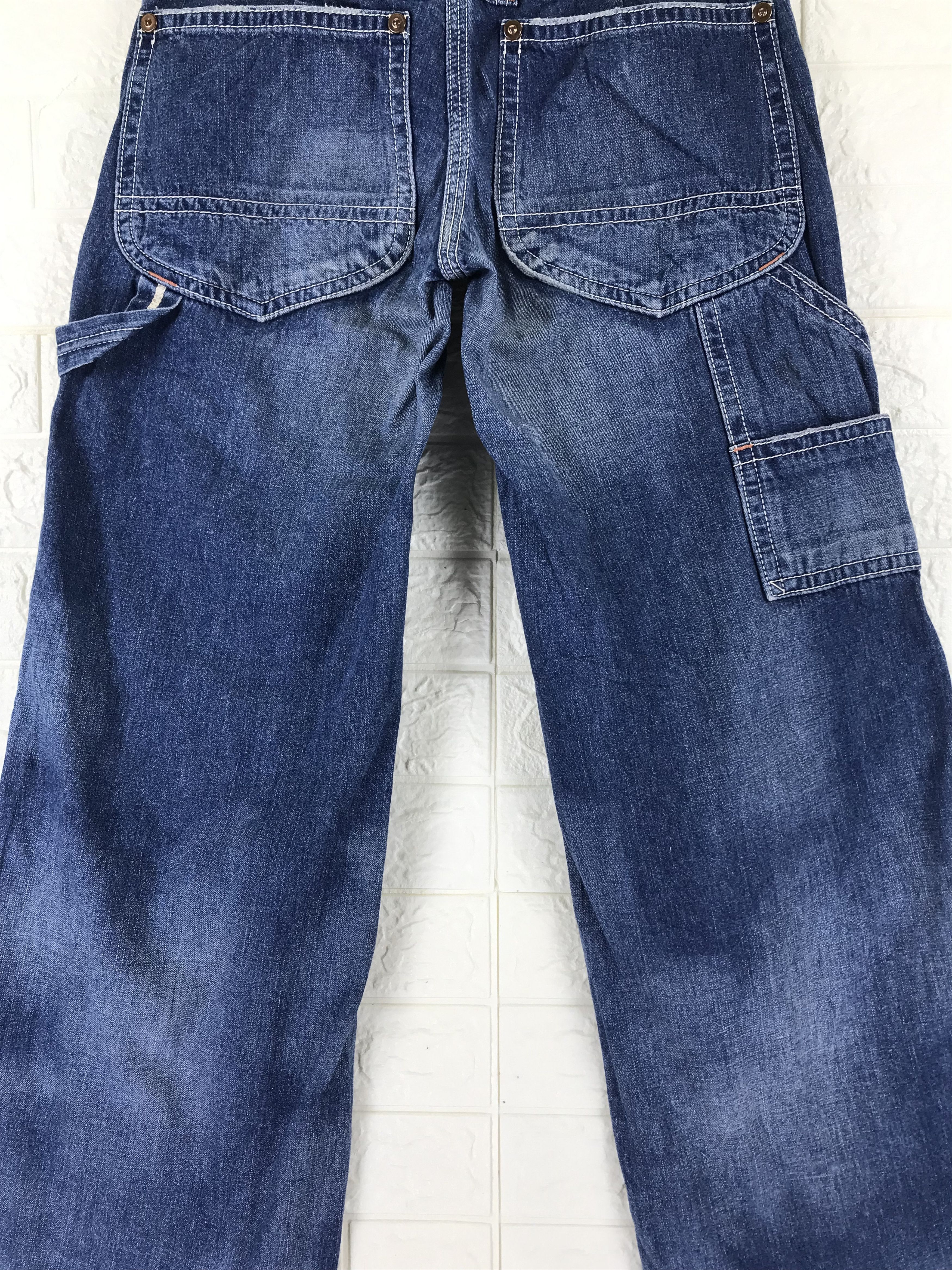Johnbull Vintage Johnbull Kojima Japan Carpenter Wide Leg Denim Size 29" - 7 Thumbnail